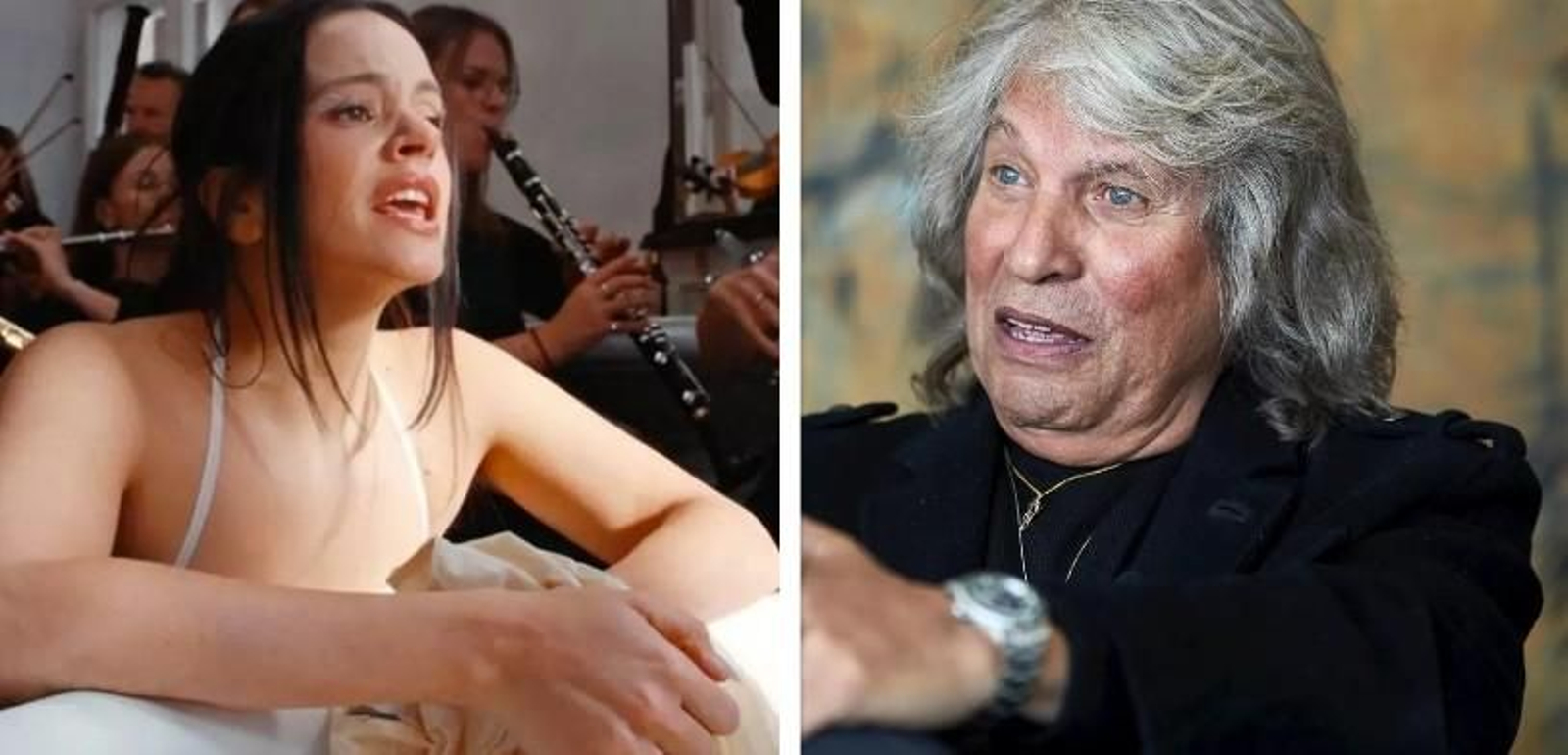 Rosalía y José Mercé.