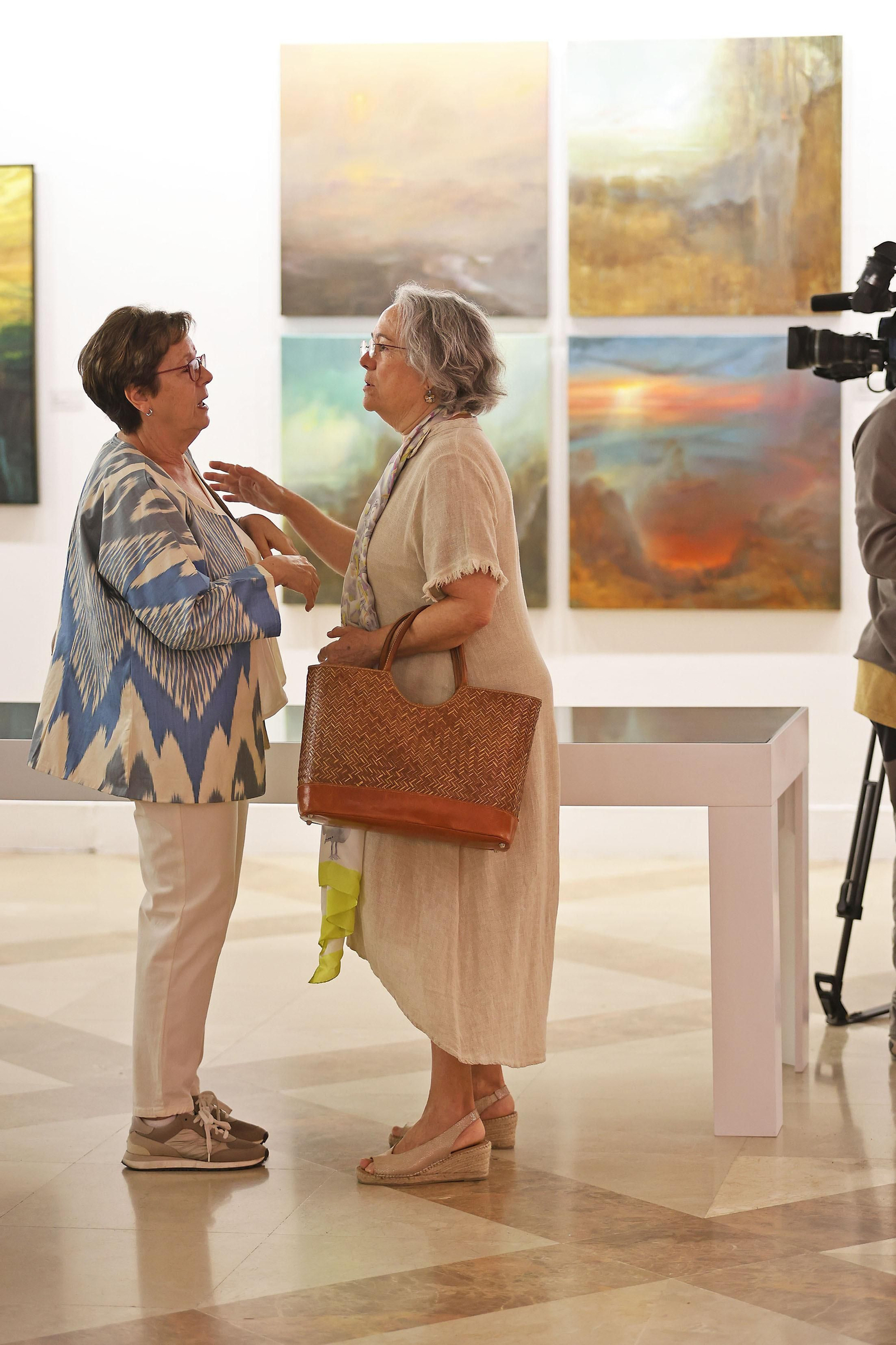 Imágenes de la inauguración de la muestra 'Camino de Perfección' del pintor Antonio Belmonte