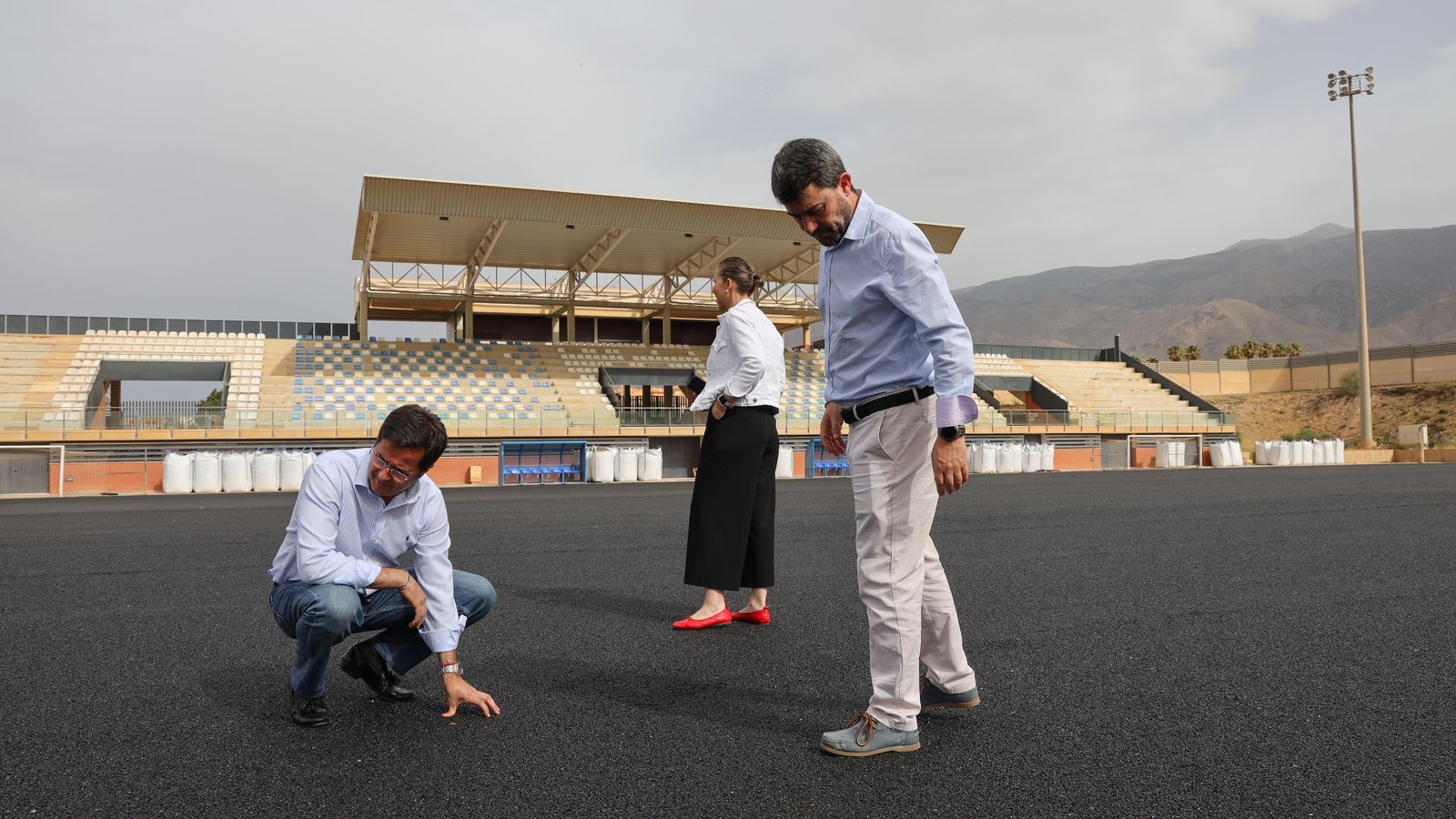 Visita al campo de Santa María del Águila.