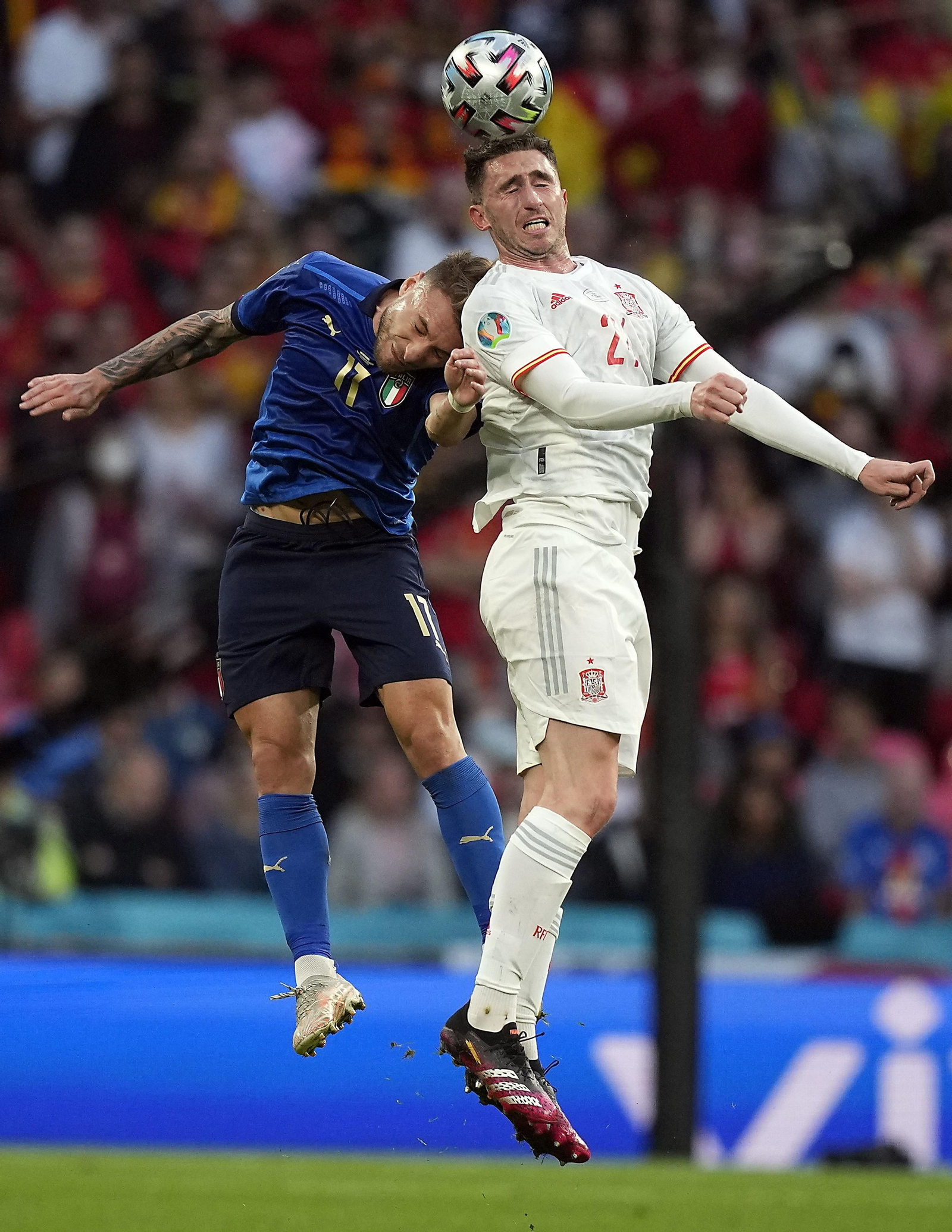 Las imágenes de la semifinal Italia-España de Eurocopa