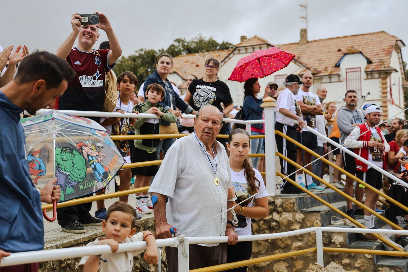 Imágenes de la 'II Milla Británica' en el Barrio Obrero con motivo de la Feria del Legado Británico