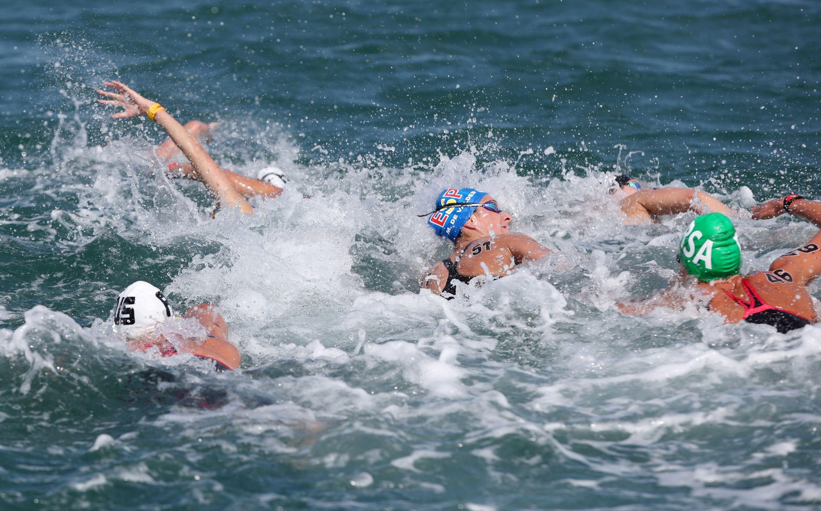 María de Valdés, la plata mundial en aguas abiertas en fotos