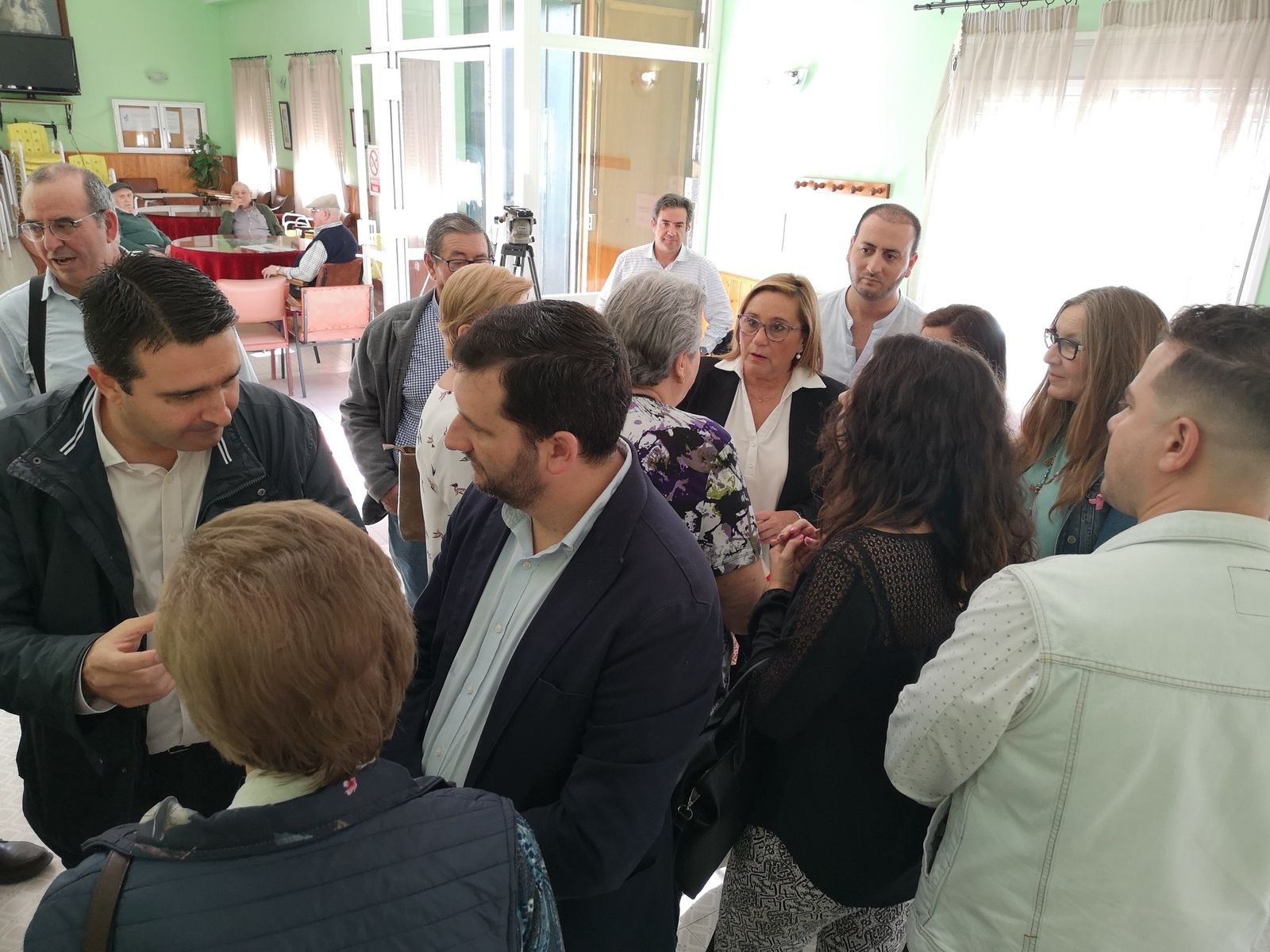 María Luisa Faneca en un acto celebrado en Rociana del Condado.