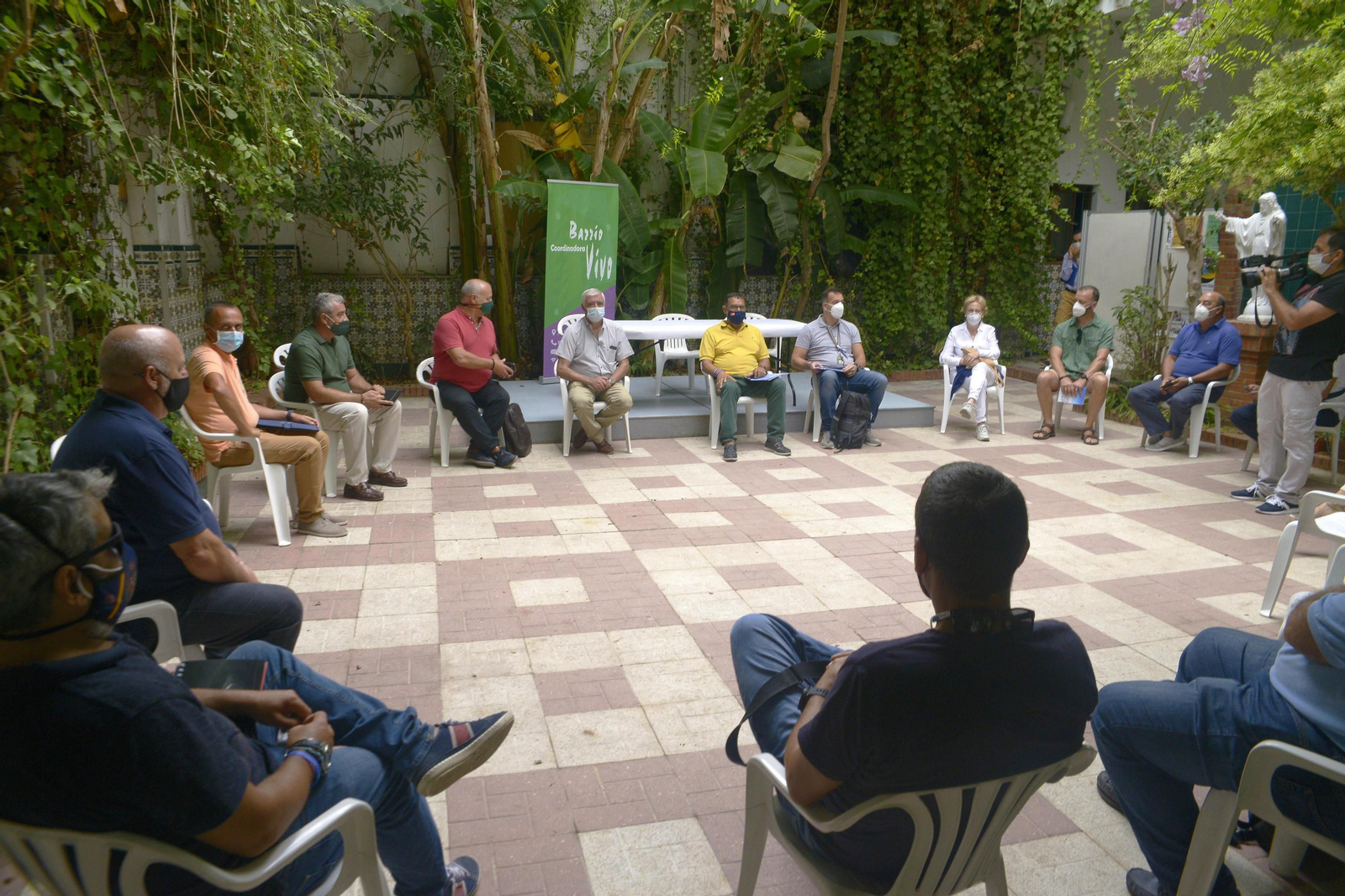 Reunión de la Plataforma por tu seguridad, por la de todos, en la sede de Barrio Vivo