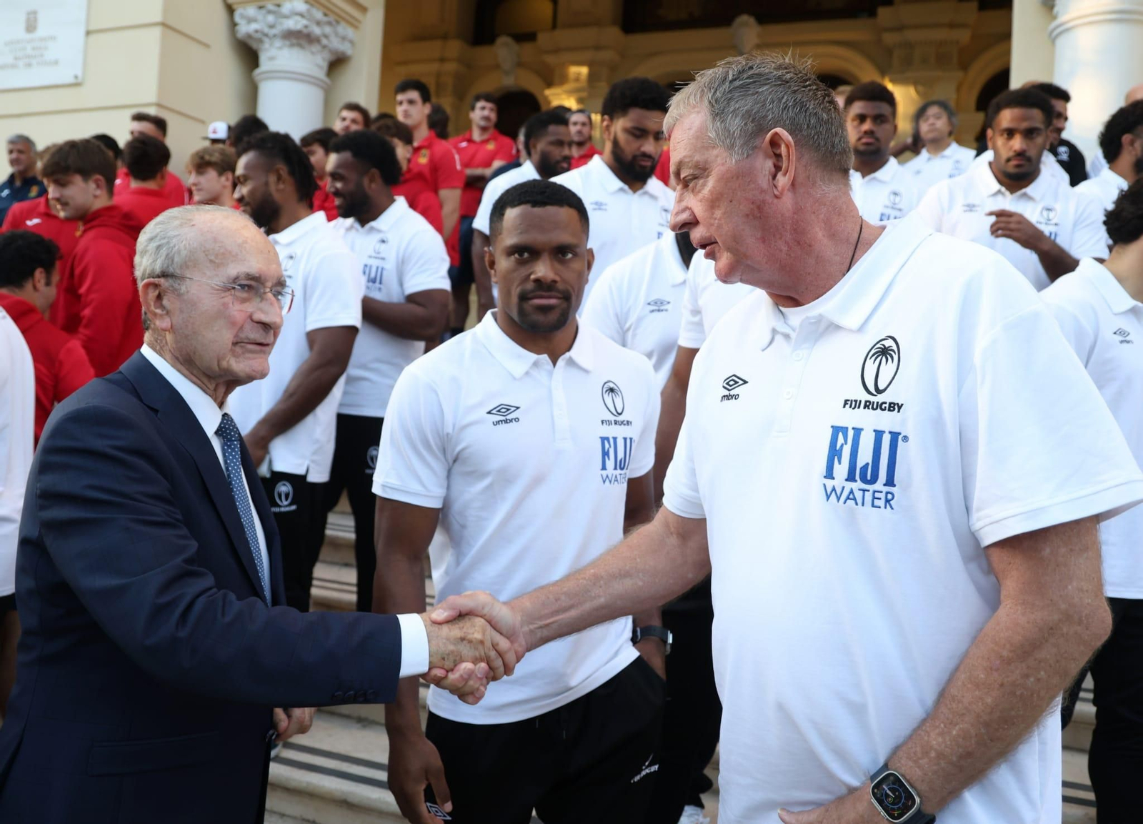 España y Fiyi, bienvenidas a Málaga en el Ayuntamiento