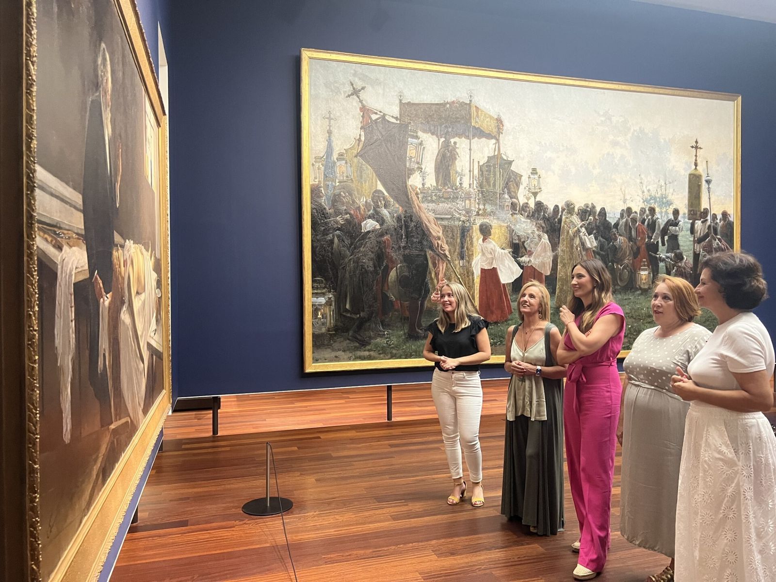 Mari Nieves Ramírez en el Museo de Málaga