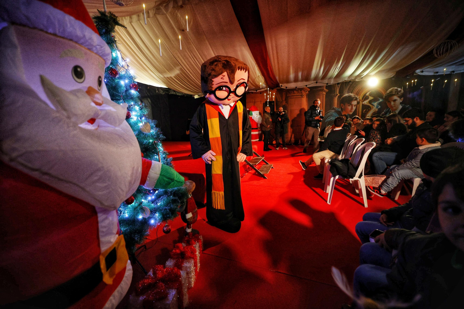 Inauguración de la carpa de Harry Potter en Cádiz.