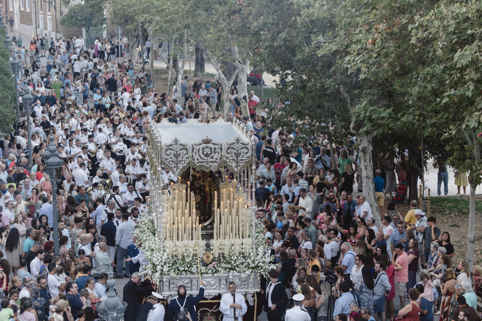 Las imágenes de la procesión de la Virgen del Carmen