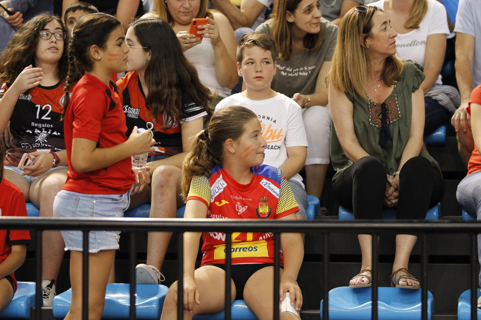 Fotogalería España-Suecia. Balonmano. Palacio Juegos Mediterráneos. Almería