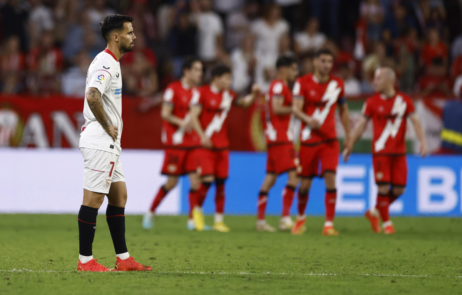 Suso, tras marcar el Rayo.