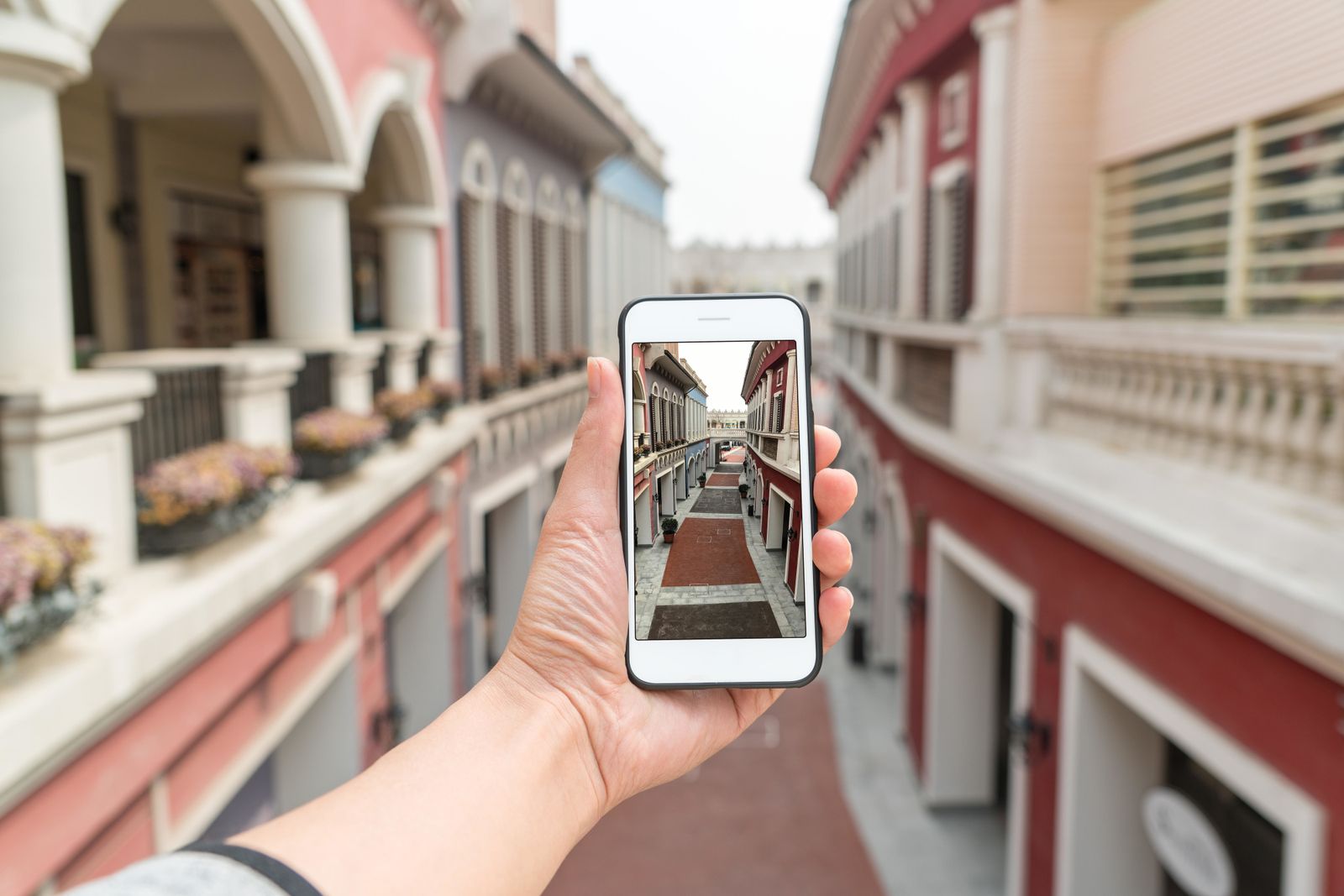 Visita virtual a través del smartphone.