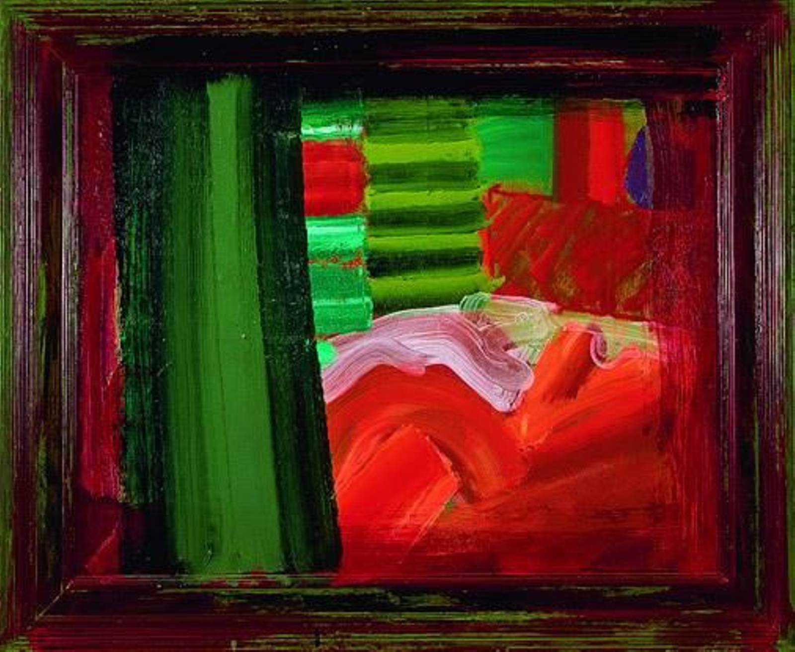 'In bed in Venice' de Hodgkin.