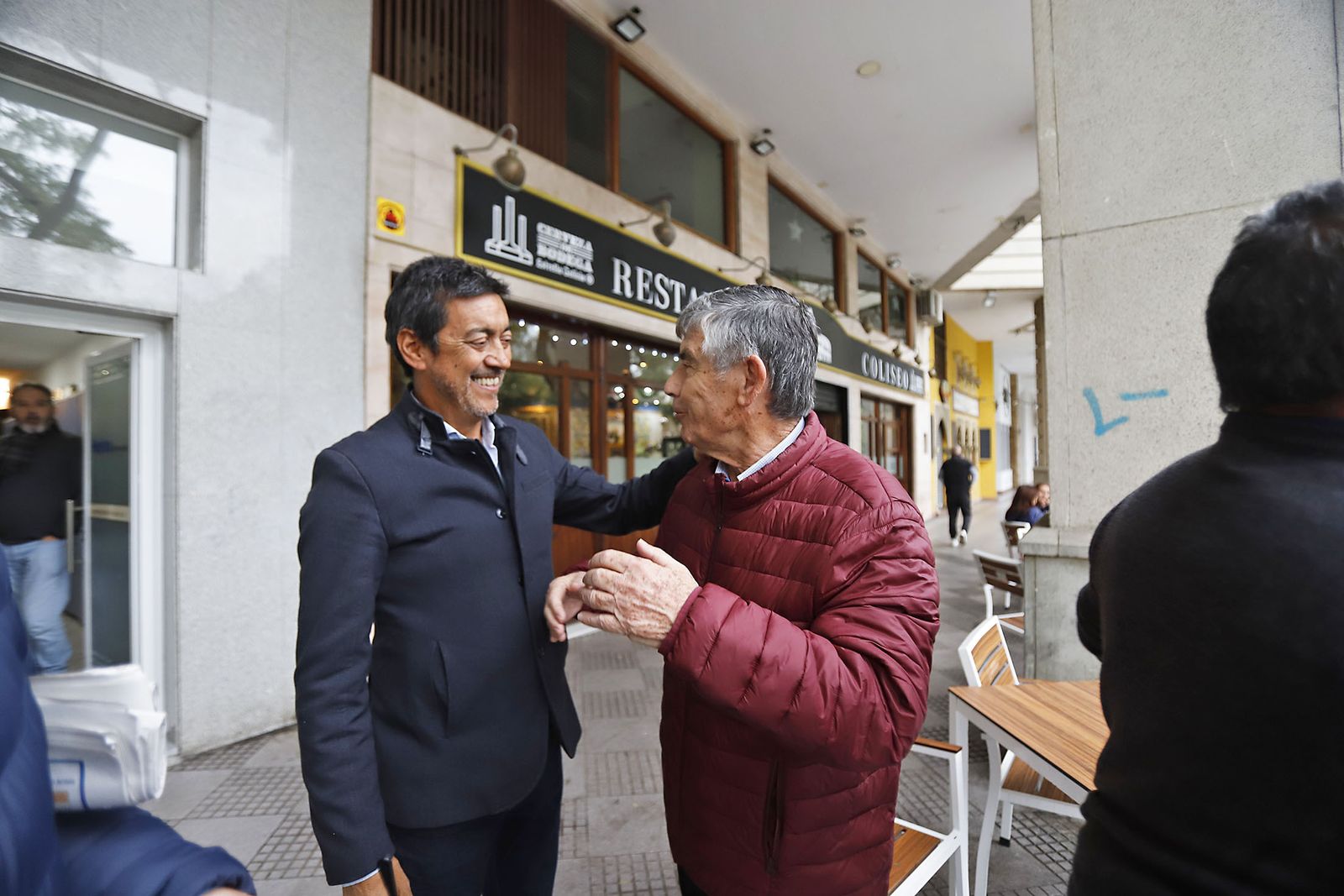 Imágenes de la emotiva visita de Luzardo y Alzugaray a Huelva Información