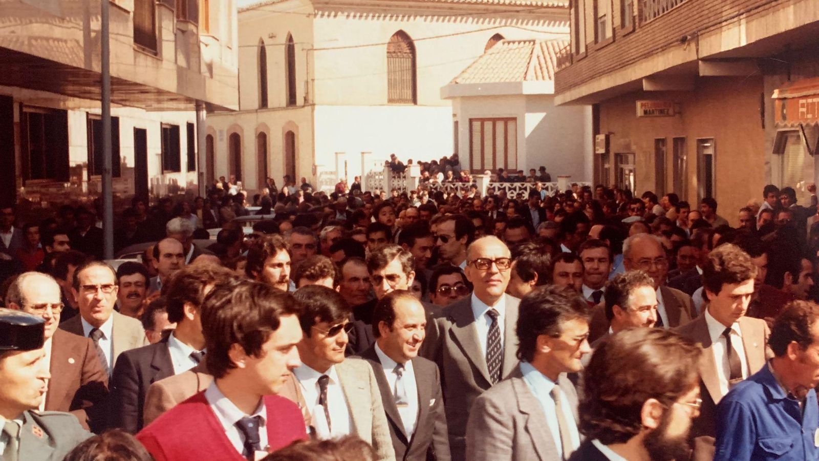 Calvo Sotelo, en la Semana Santa de Almería.