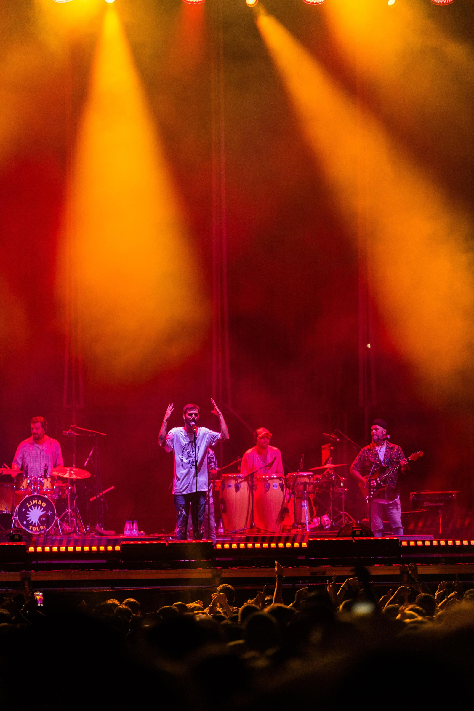 Raúle, en concierto en el Bahía Sound de San Fernando