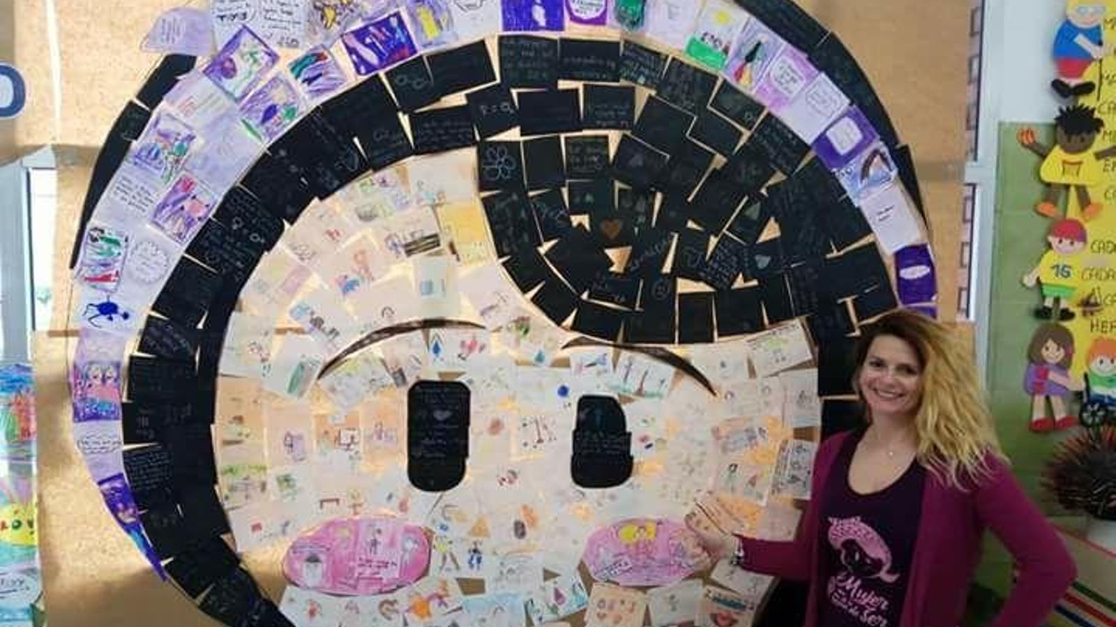 Photocall de la mujer.