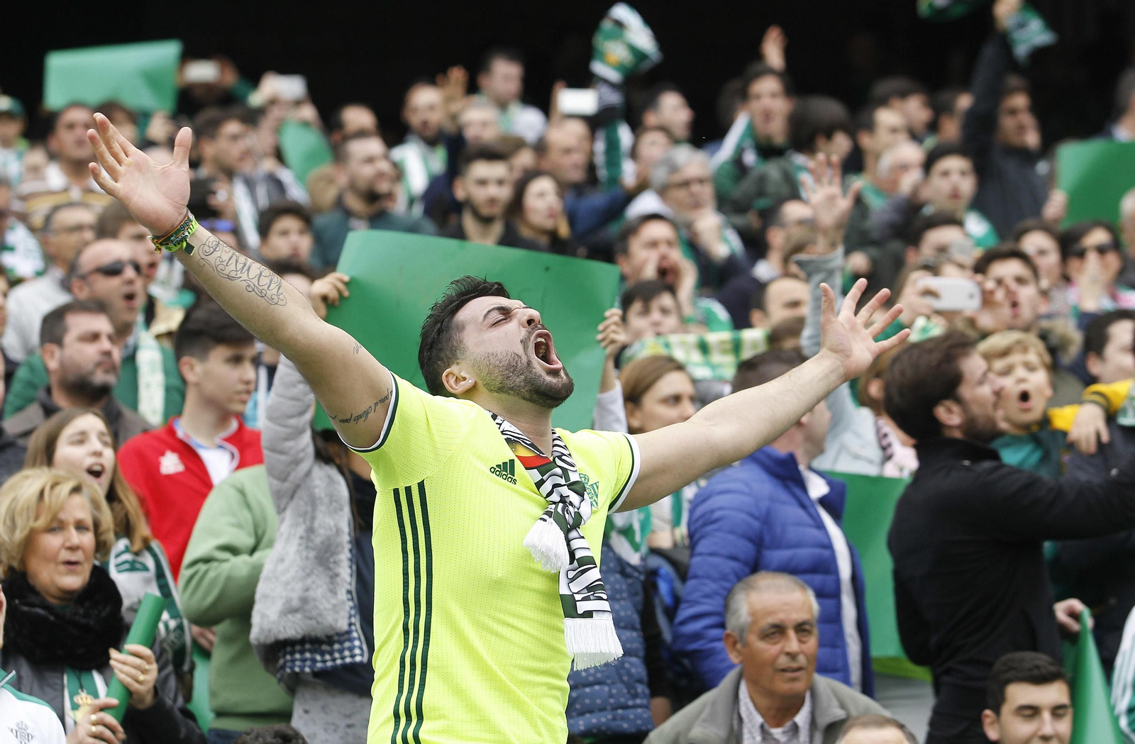 El Betis-Sevilla, en imágenes