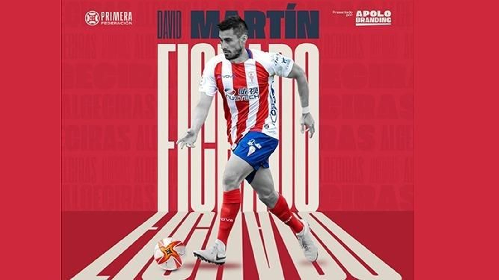El Algeciras ficha a David Martín, que viene de ascender a Segunda con el Andorra