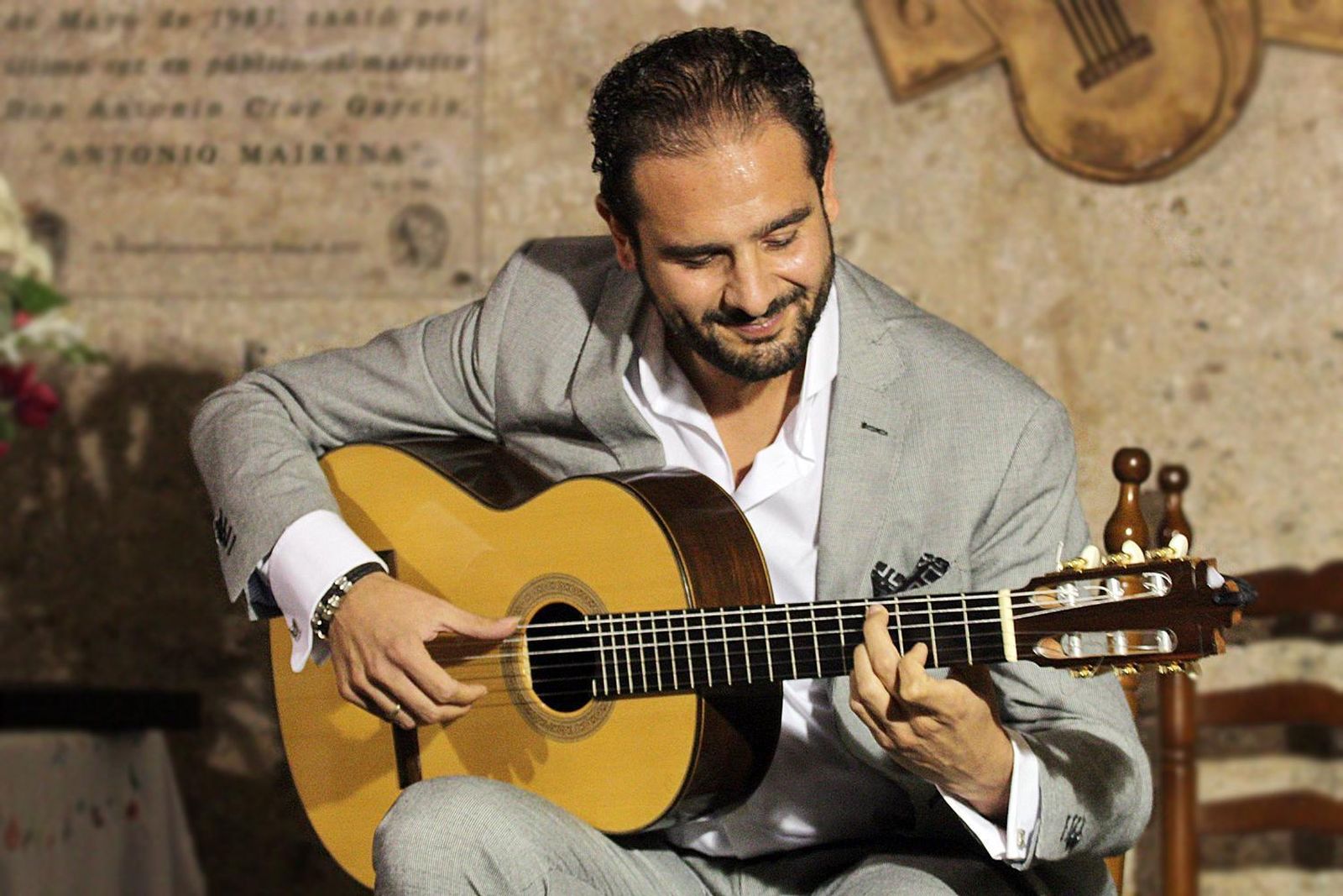 El guitarrista Diego del Morao.