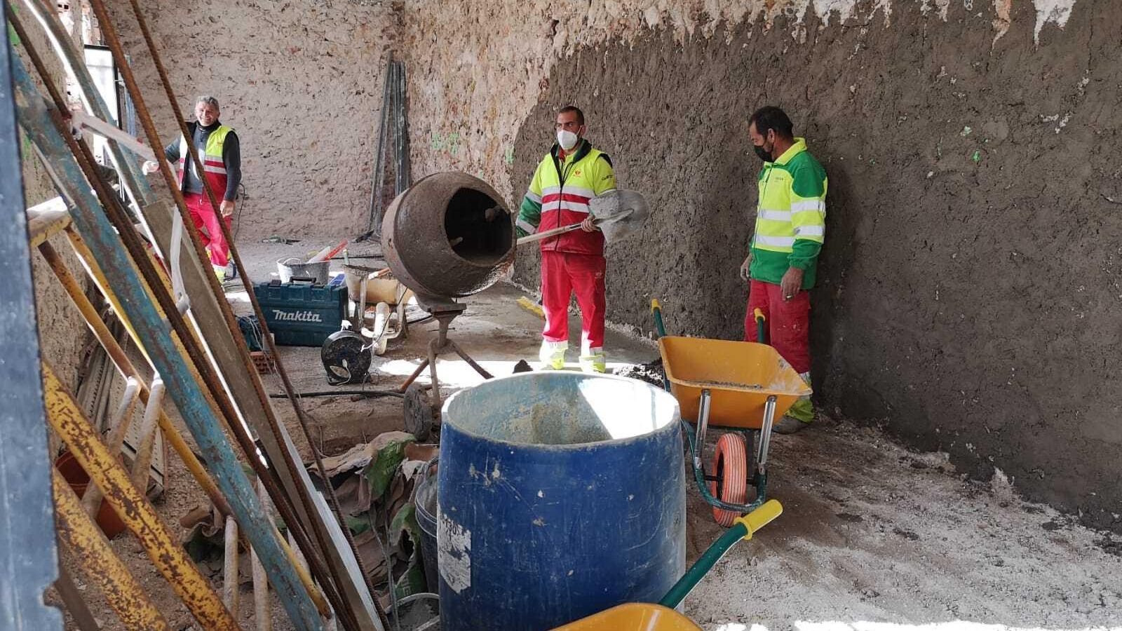 Obras de reforma que se han llevado a cabo en el interior del inmueble que cerró sus puertas en el año 1987