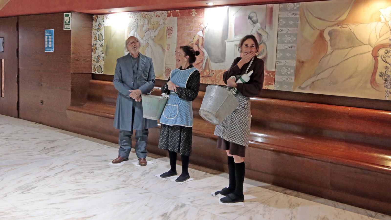 Imágenes de las visitas teatralizadas al teatro Villamarta