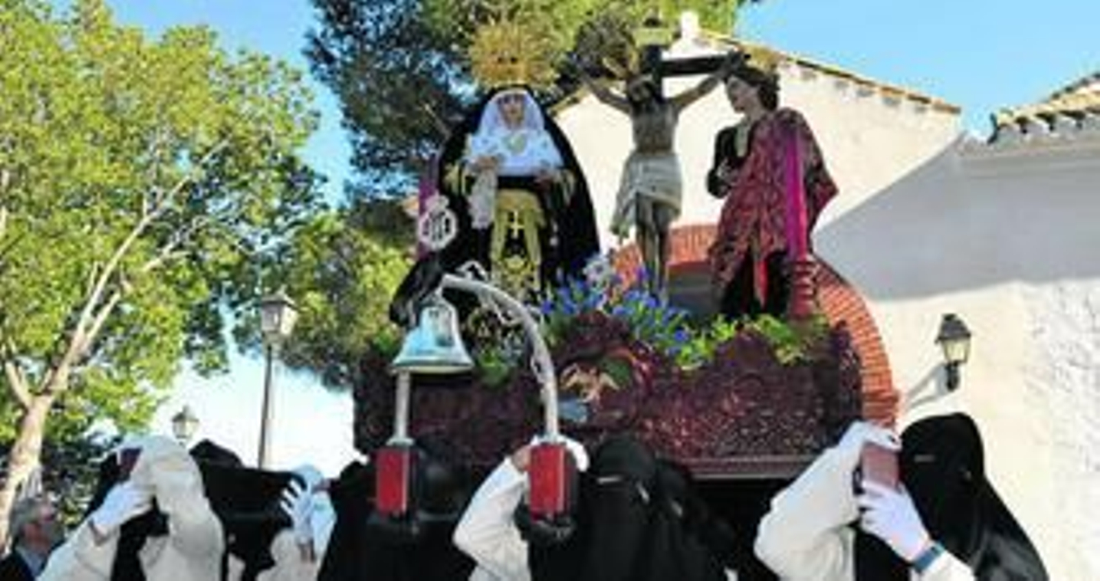 Procesión del Cristo de la Paz en Mijas Pueblo.