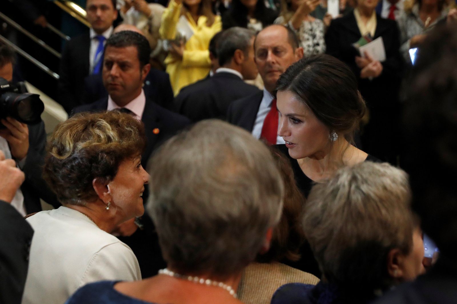 La recepción previa a la entrega de los Princesa de Asturias