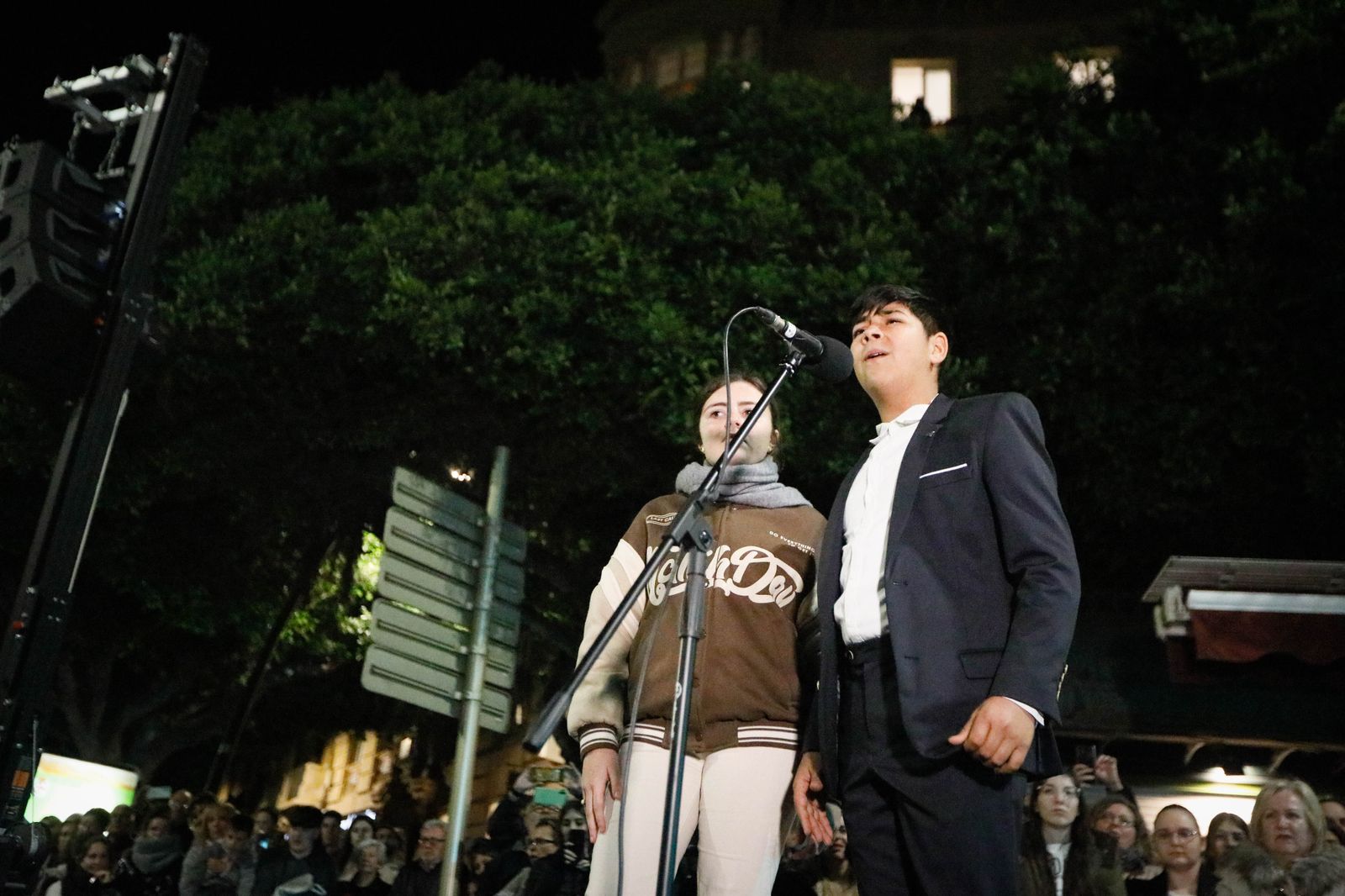 La procesión del Encuentro, en imágenes