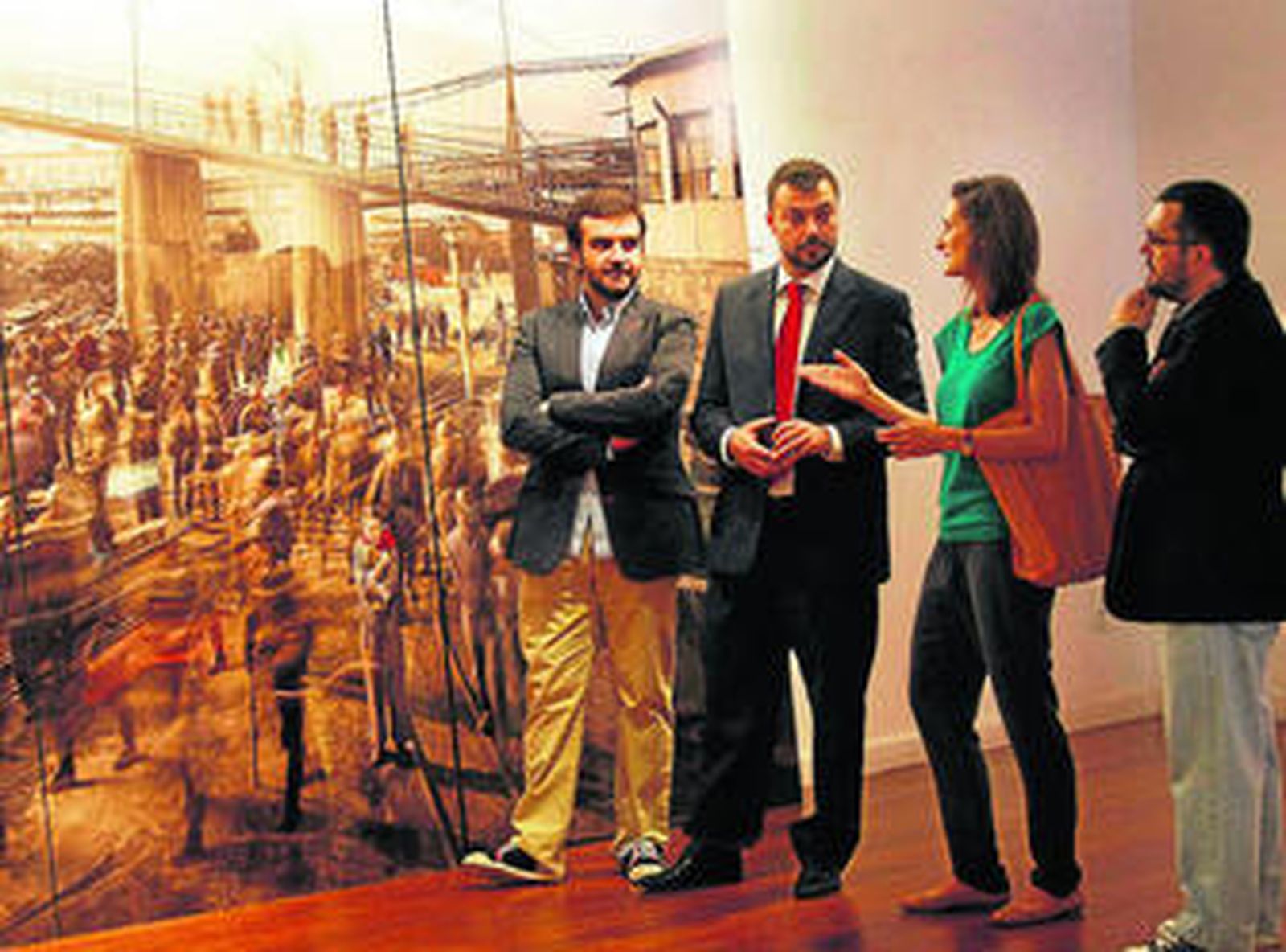 La muestra fotográfica se inauguró en la noche del sábado.