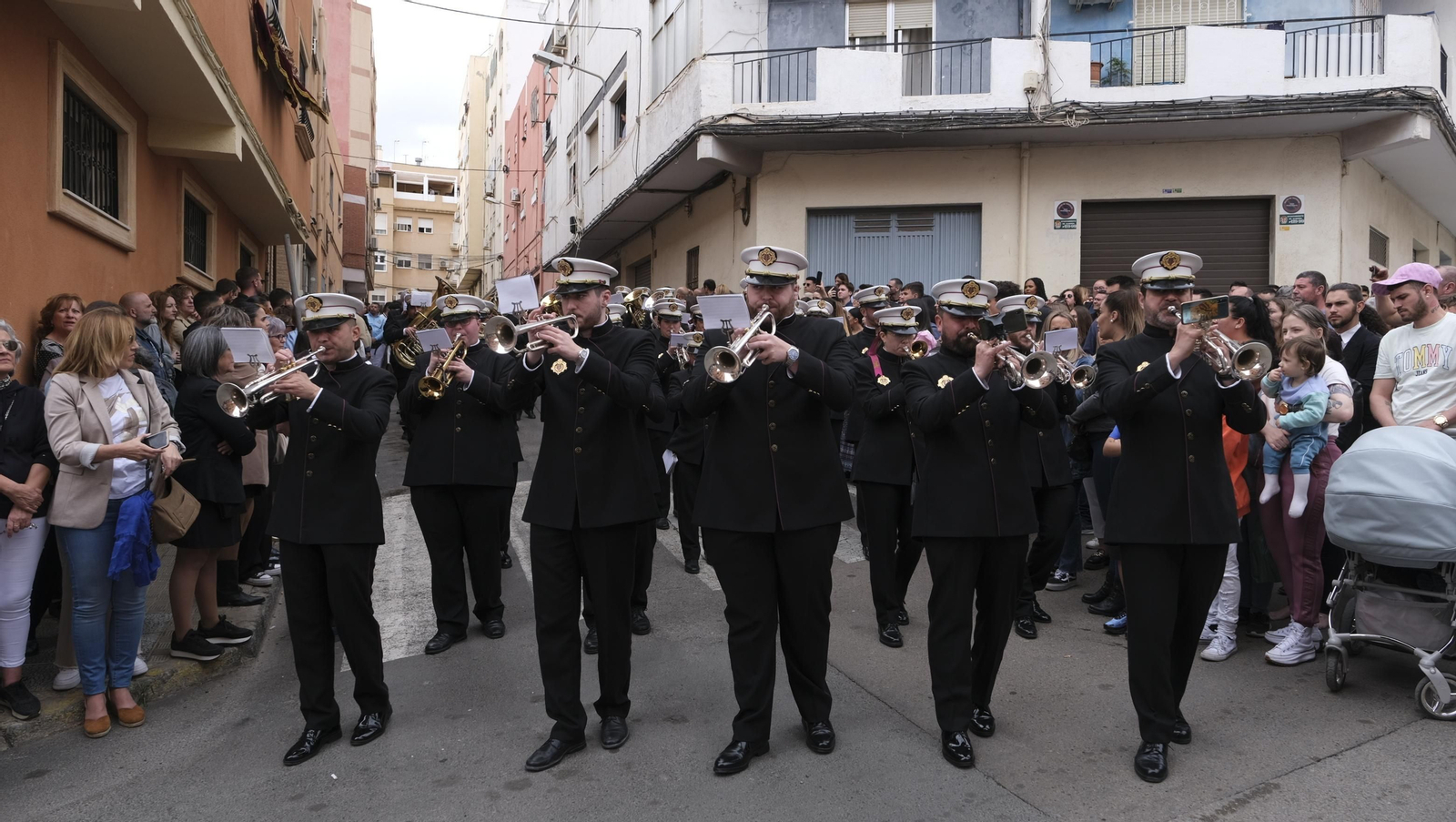 La procesión de Los Ángeles en Almería, en imágenes