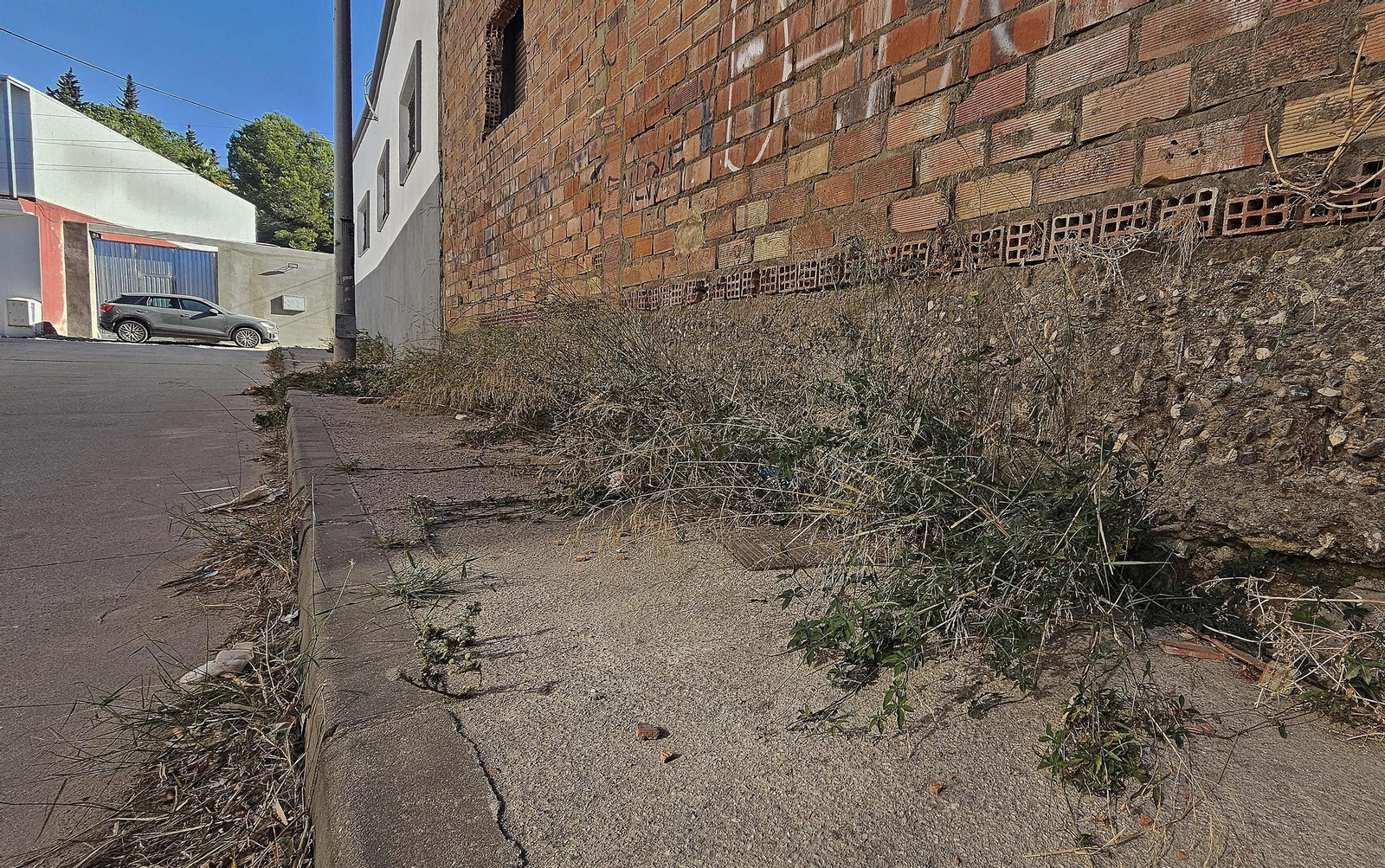 Fotos de los desperfectos de la barriada de La Capelina en Algeciras