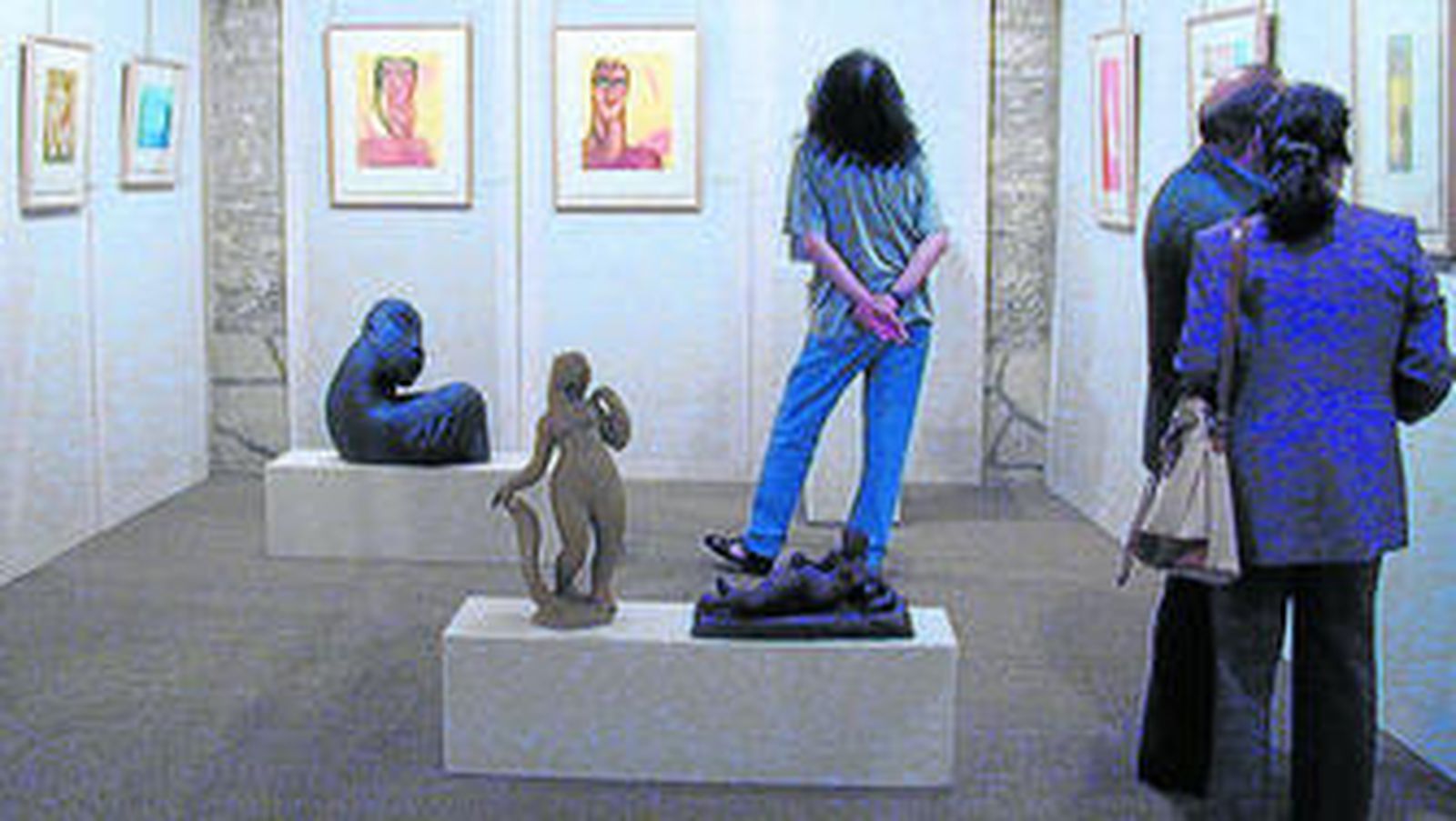 Muestra de la primera etapa que se realizó a finales de los 90 en la zona del sótano.