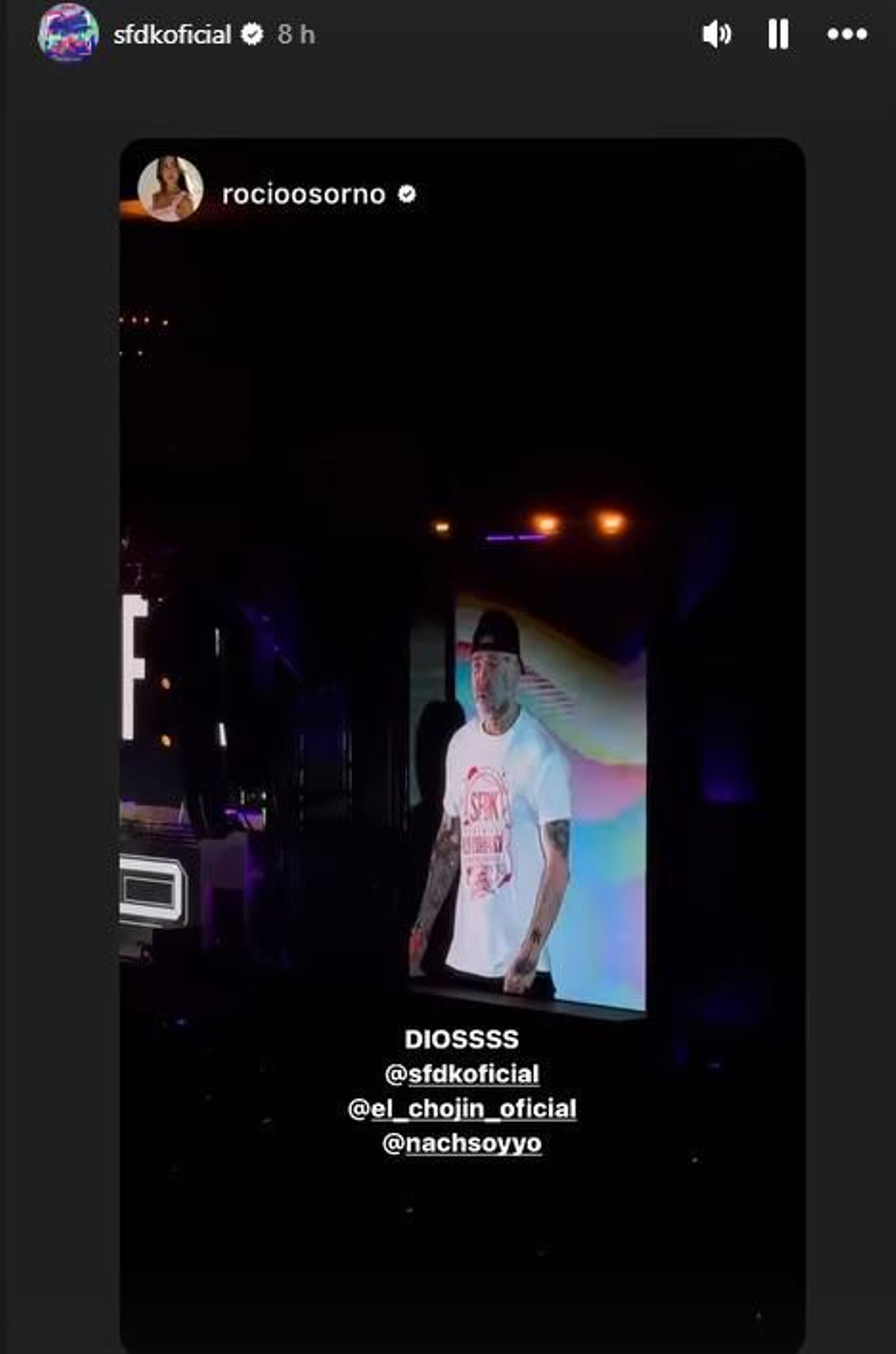 Rocio Osorno en el concierto de SFDK