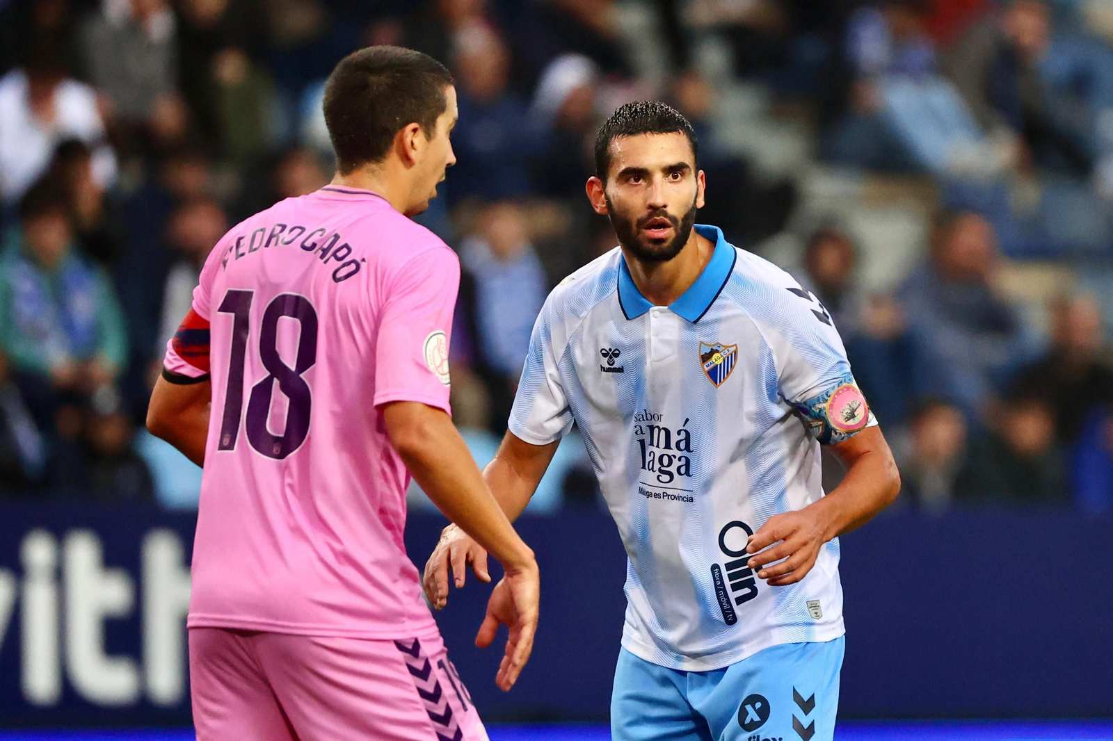 El Málaga CF - Eldense, en fotos