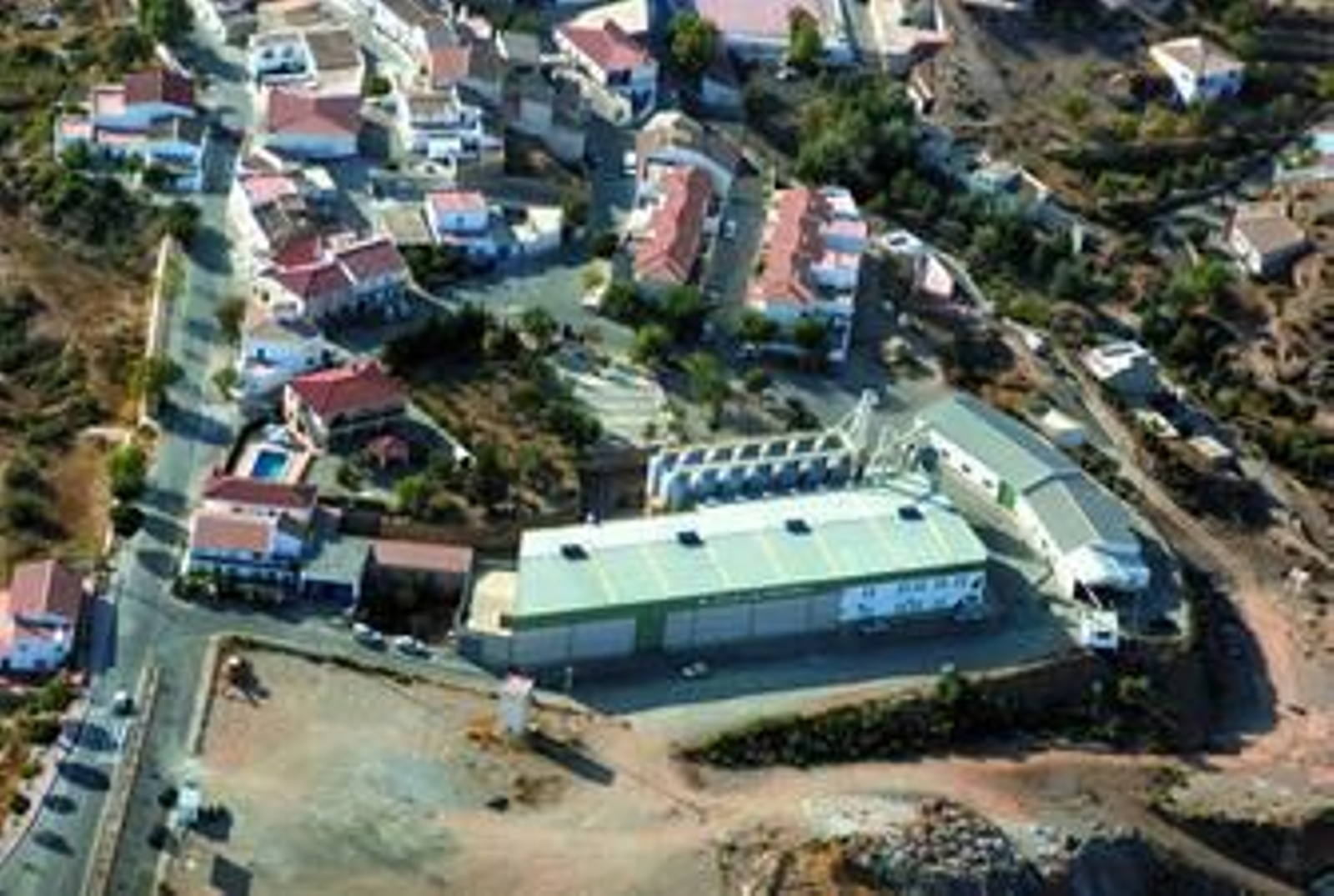 Imagen aérea de La Pastora de Taberno, ubicada en Taberno.