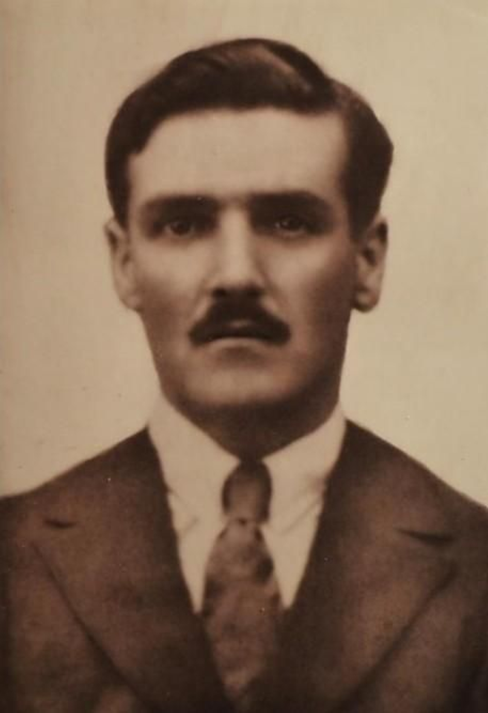 Retrato de Ramón Vega, víctima de la represión franquista cuyos restos han sido identificados en San Fernando