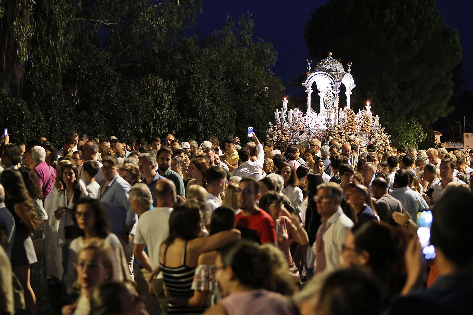 La bajada de la Virgen de La Cinta en imágenes