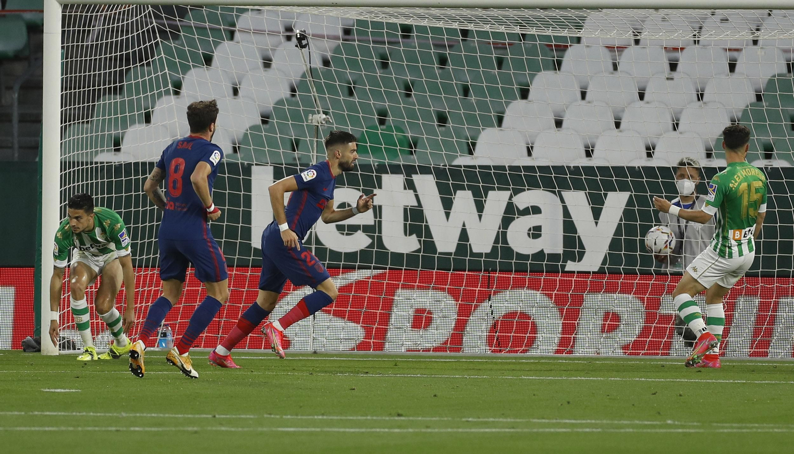 Las imágenes del Betis-Atlético de Madrid