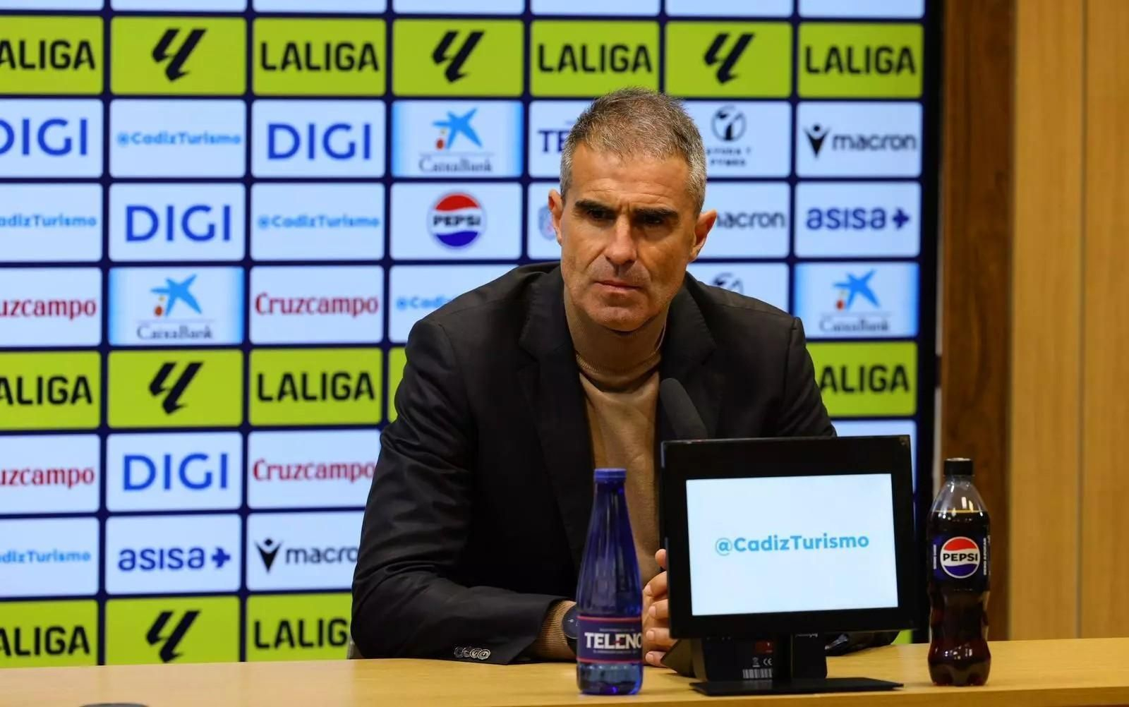 Garitano tras la derrota ante la Cultural Leonesa.