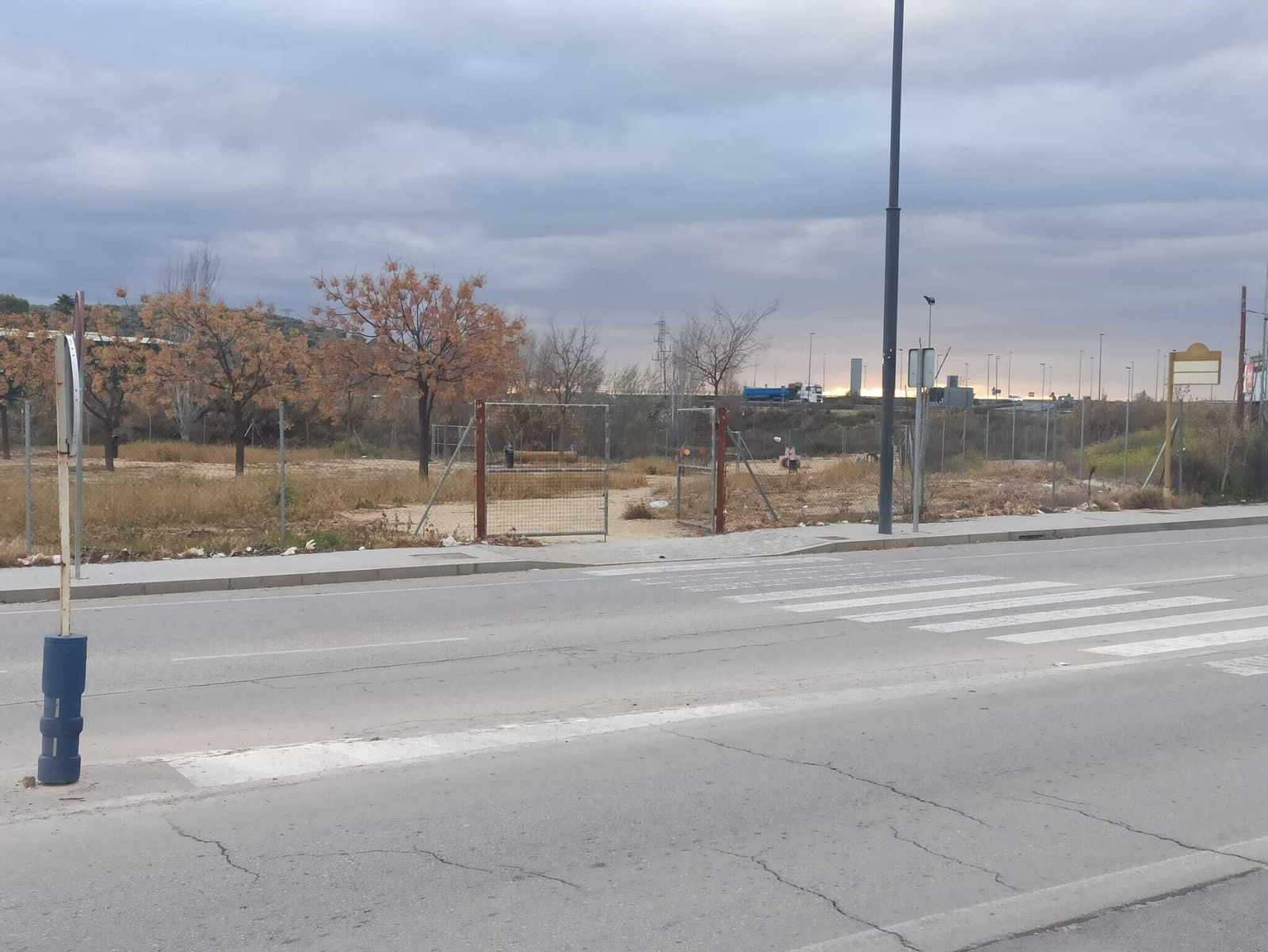 Solar donde se levantará la futura residencia de mayores.