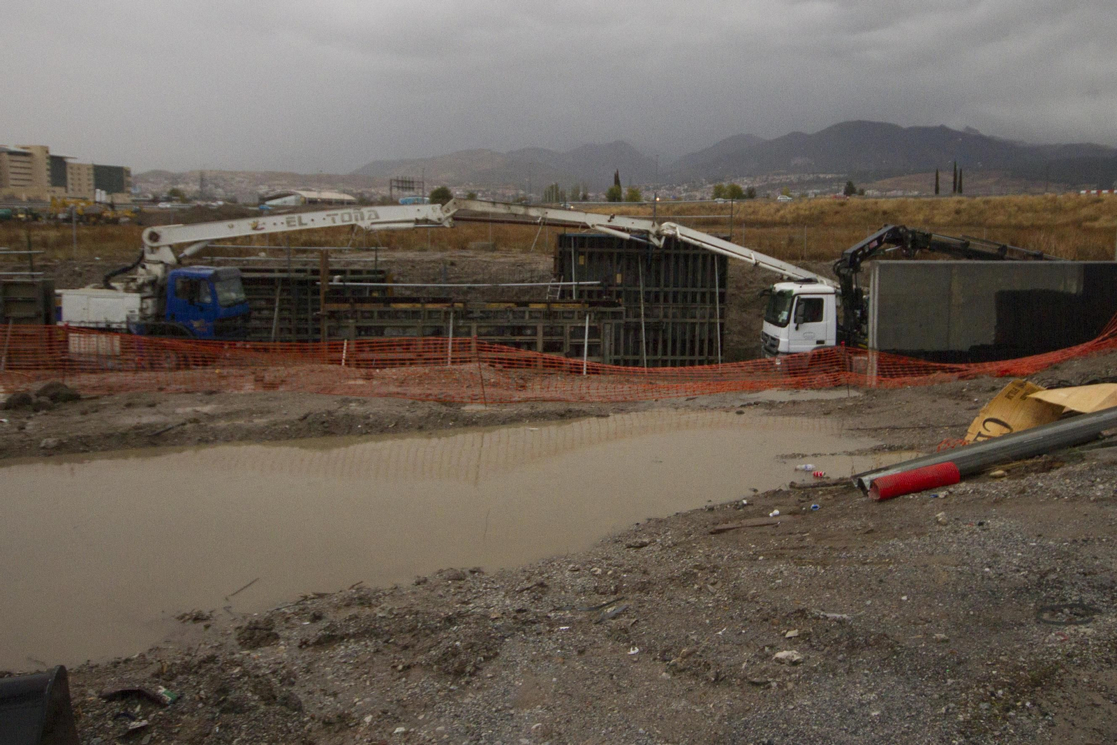 Imágenes de la lluvia en Granada