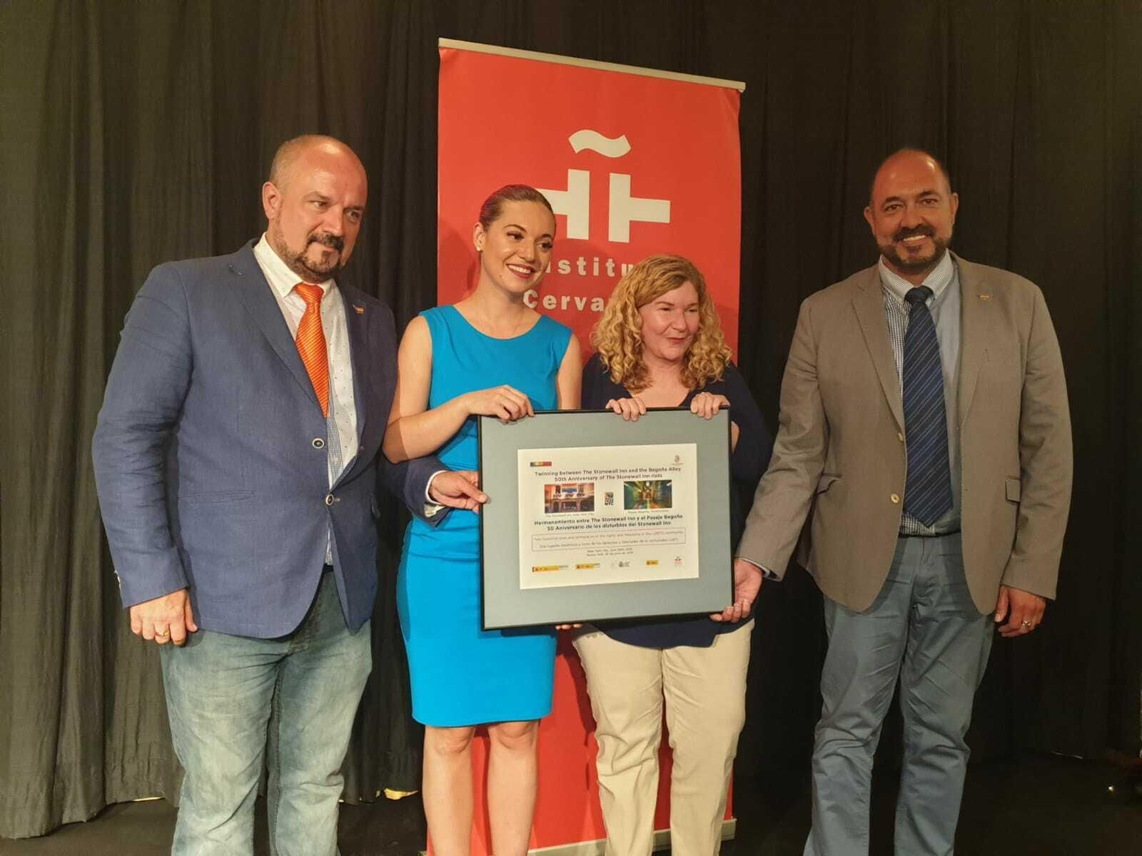 Acto de hermanamiento en el Instituto Cervantes de Nueva York