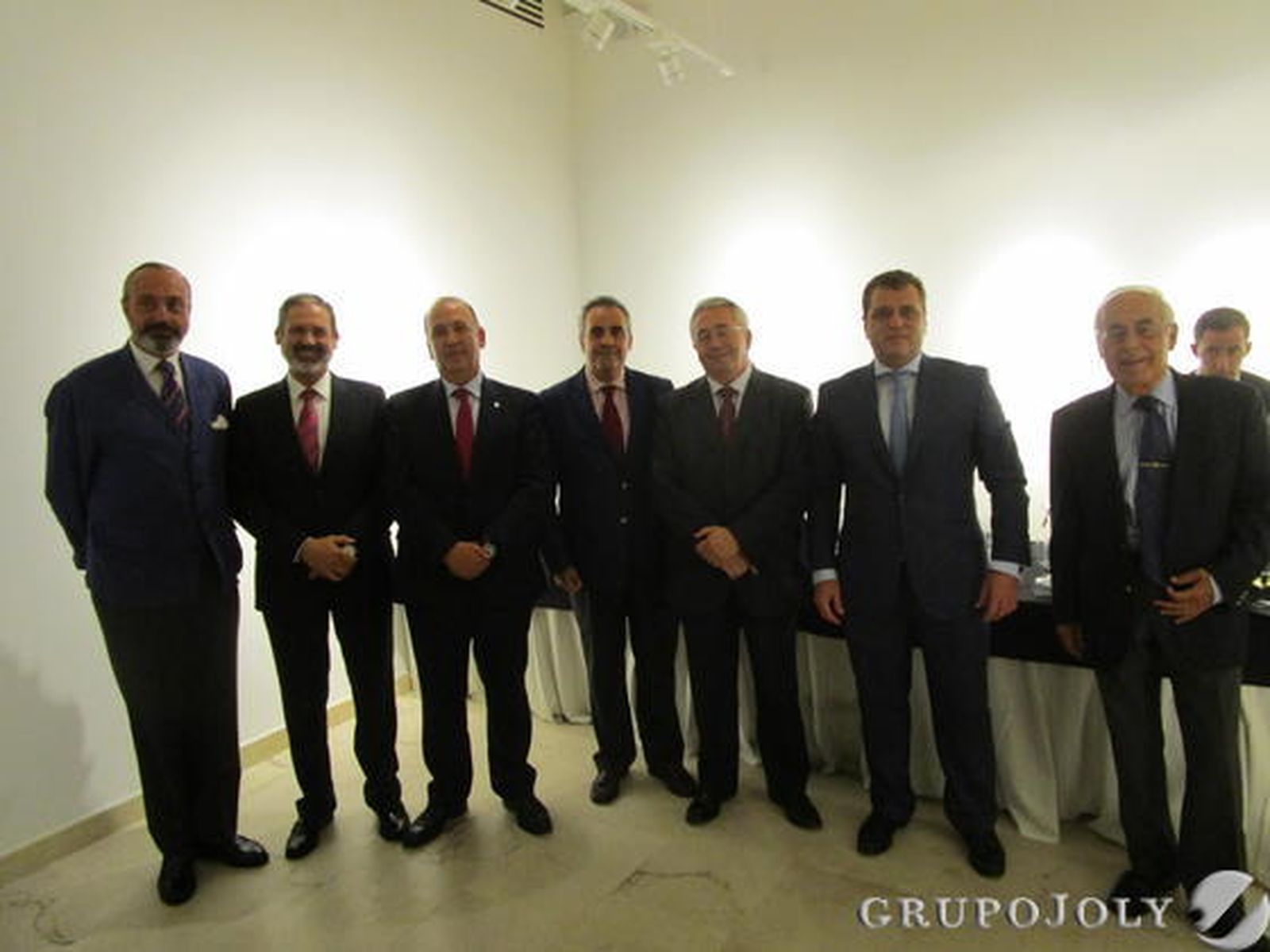 José Ramón Fernández de Mesa, Vicente Ortells, Jesús Núñez, Antonio Moriana, Miguel González Saucedo, Bernardino Copano y Luis Manzano.

Foto: Ignacio Casas de Ciria