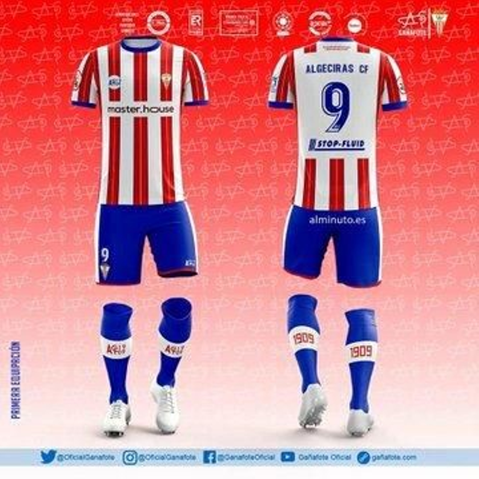 La nueva primera equipación del Algeciras.