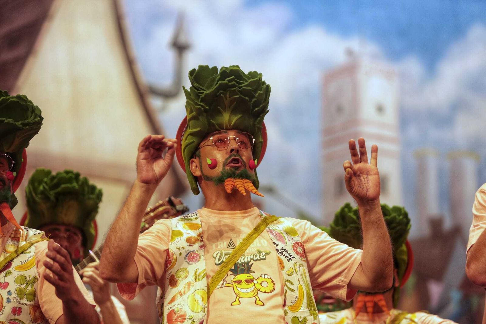 Chirigota "Los del triángulo de las verduras"