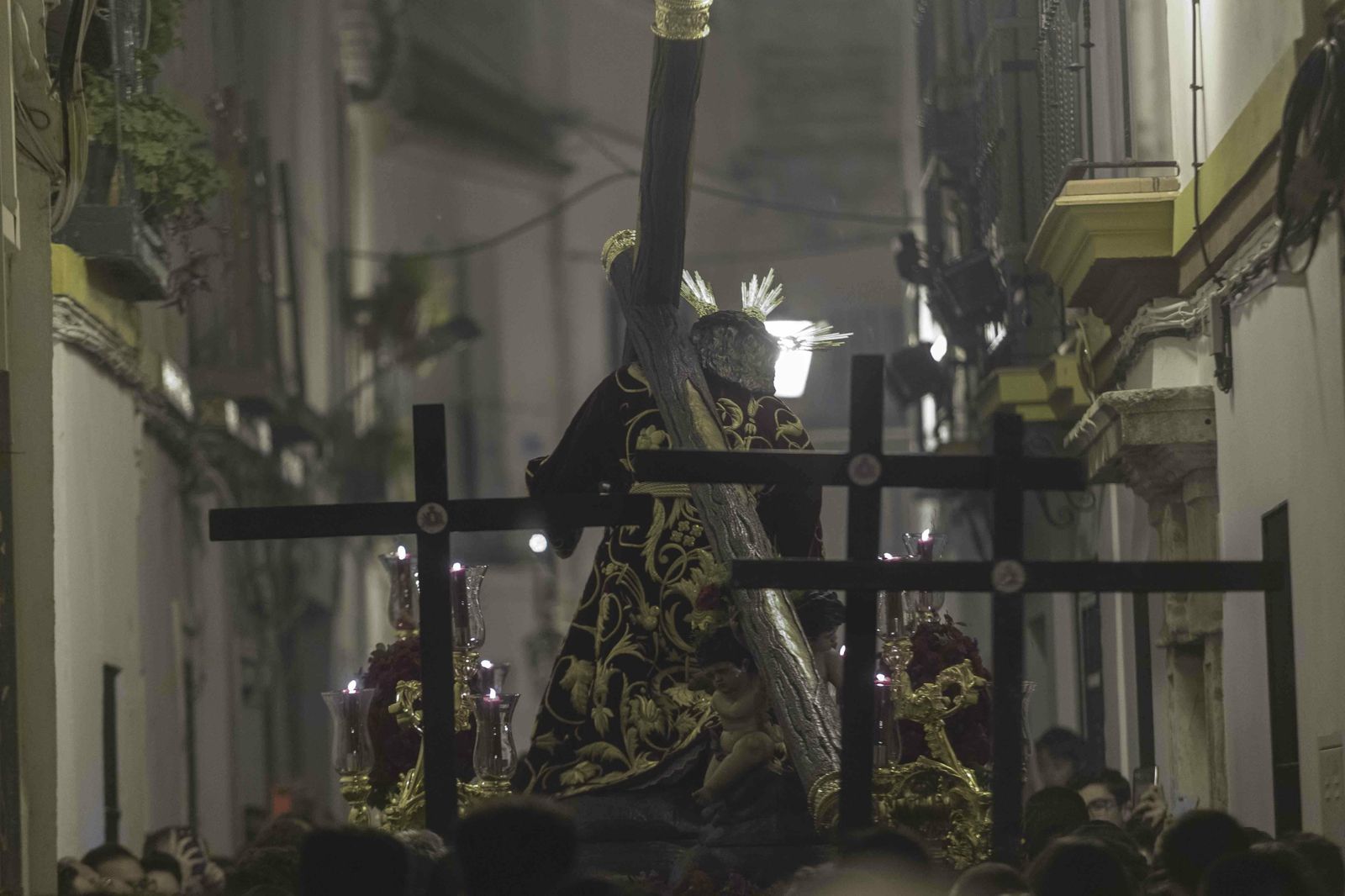 Traslado del Cristo de las Tres Caídas a Santa Ana