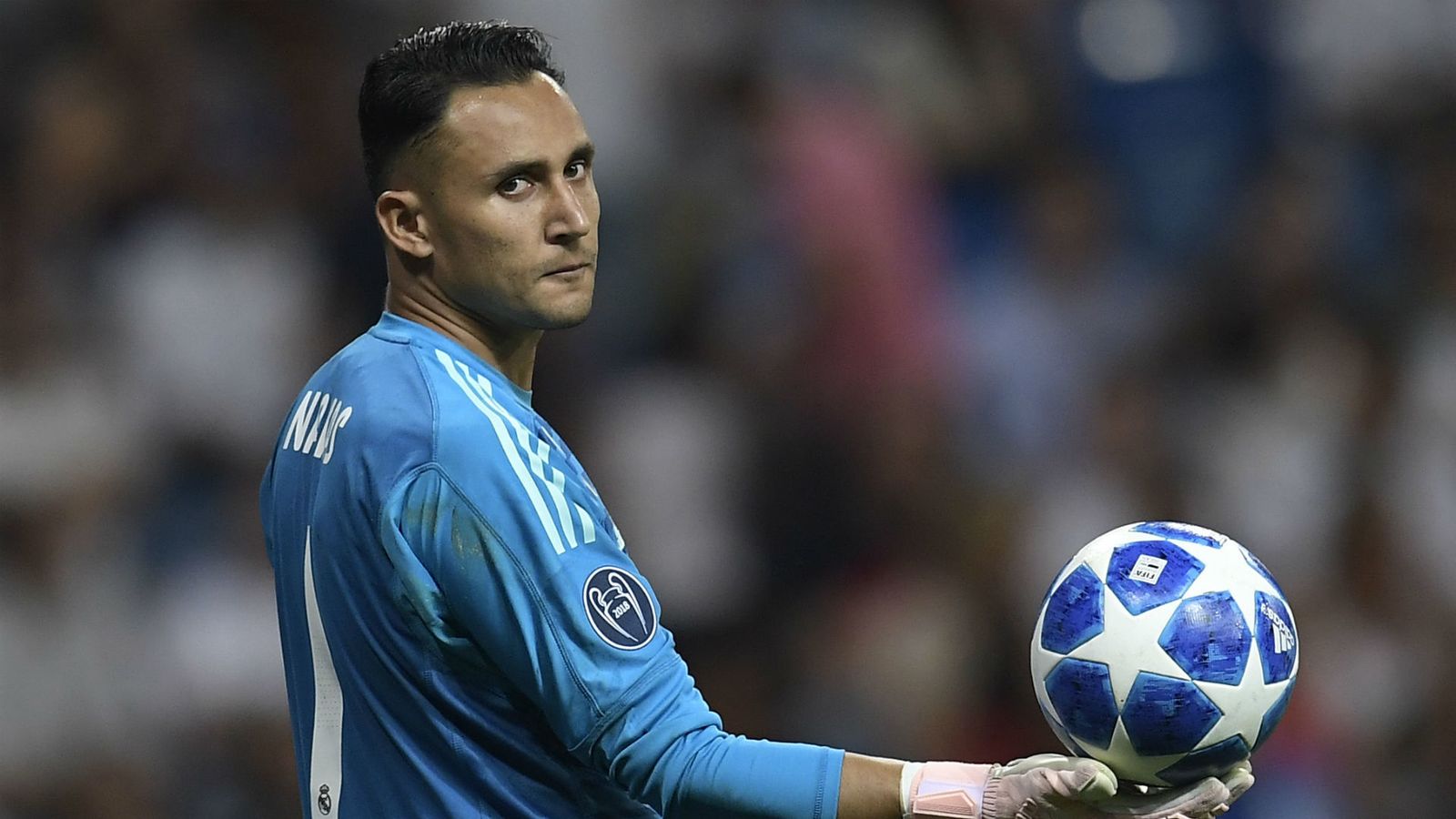 Keylor Navas, en un partido de Liga de Campeones.