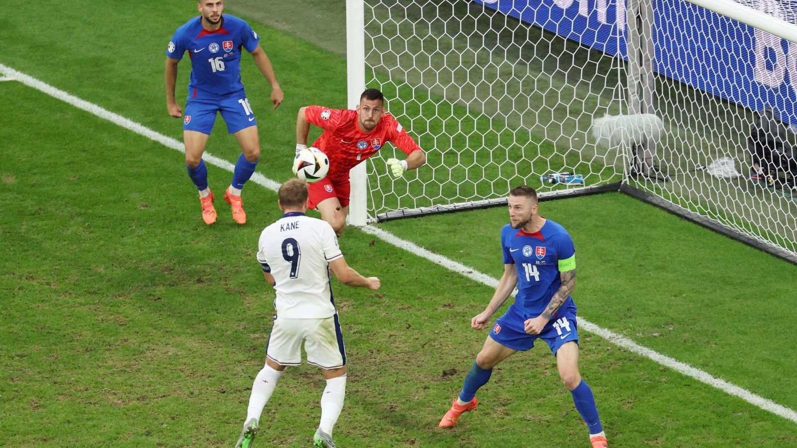 Las mejores fotos del Inglaterra-Eslovaquia