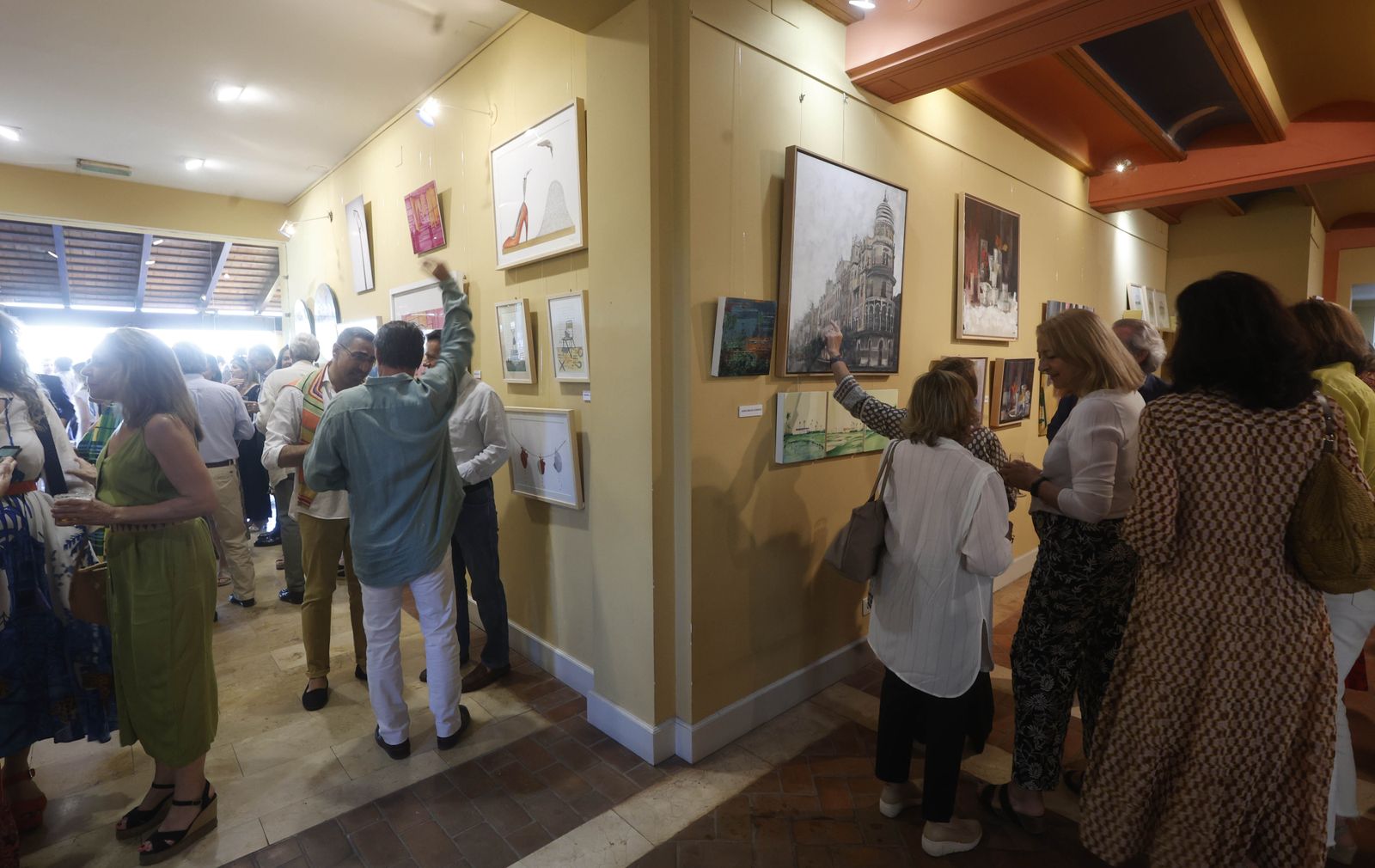 Inauguración de la exposición por del 30 aniversario Del Real Club de Golf