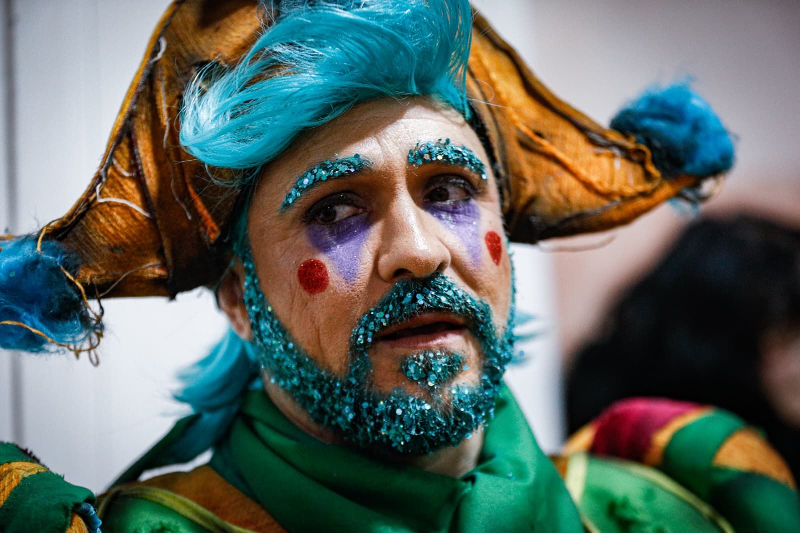 Julio Pardo Carrillo, en camerinos.